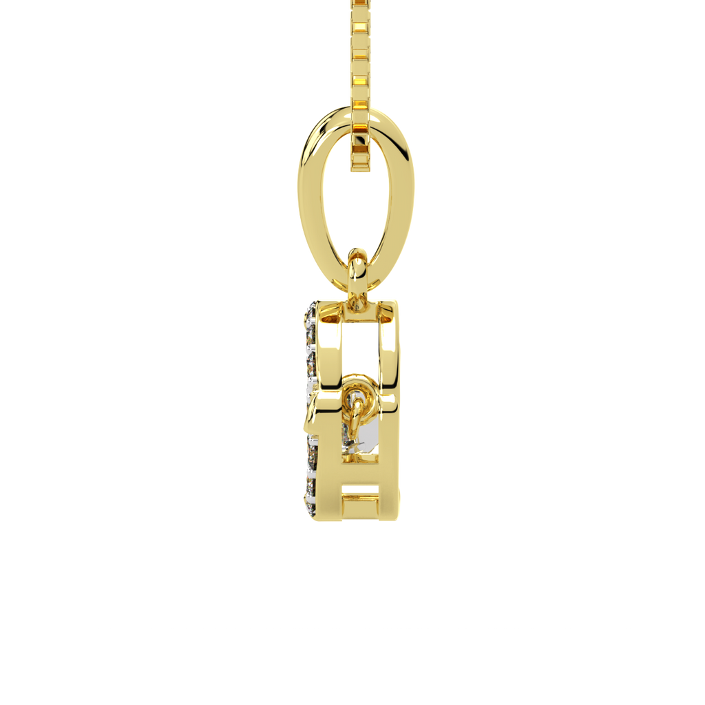 Energy of Elements and Dancing Diamond Pendant