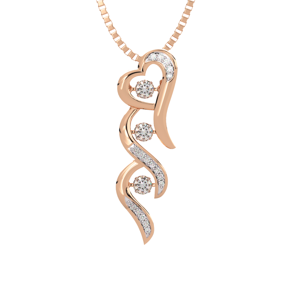 Gypsy Love and Dancing Diamond Pendant