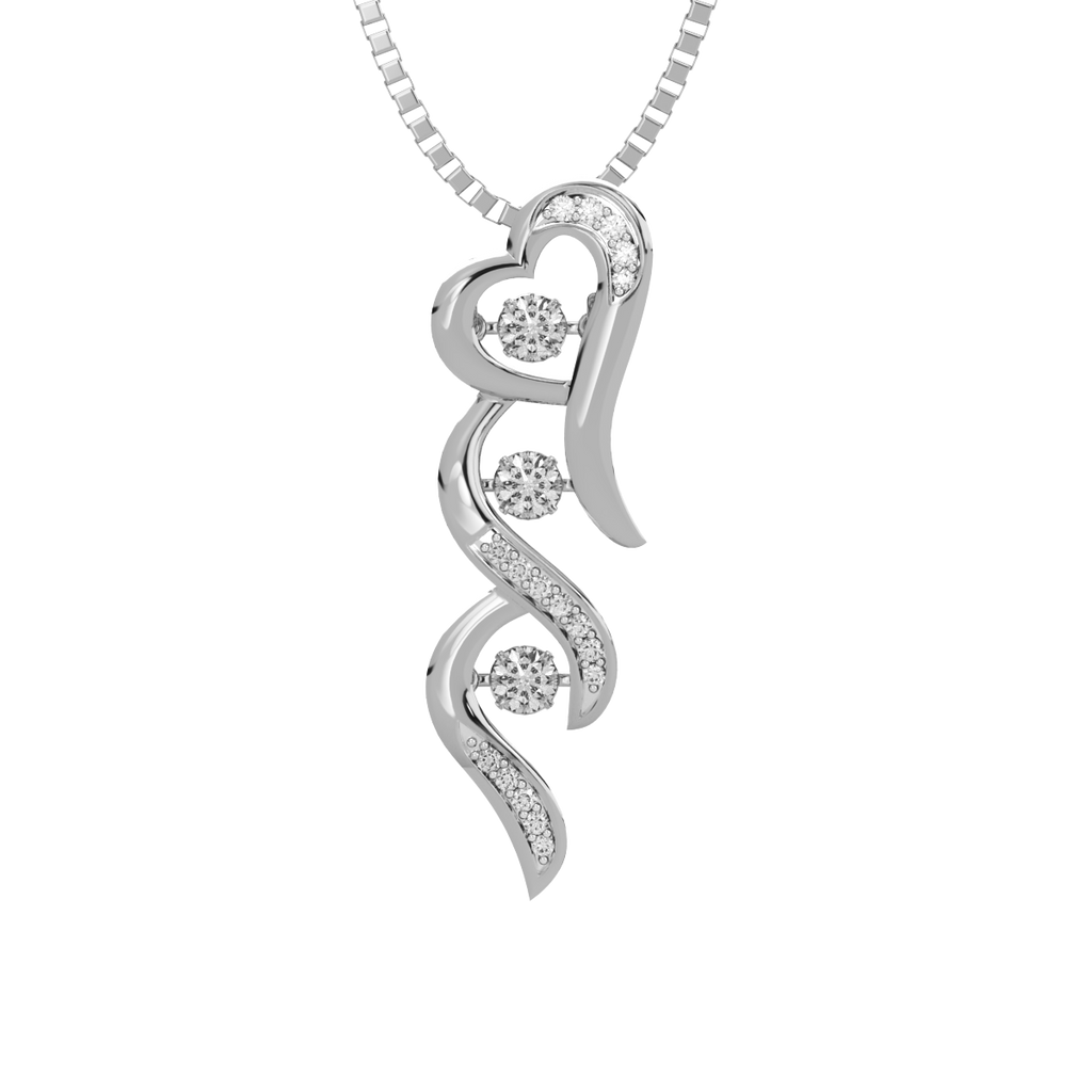 Gypsy Love and Dancing Diamond Pendant