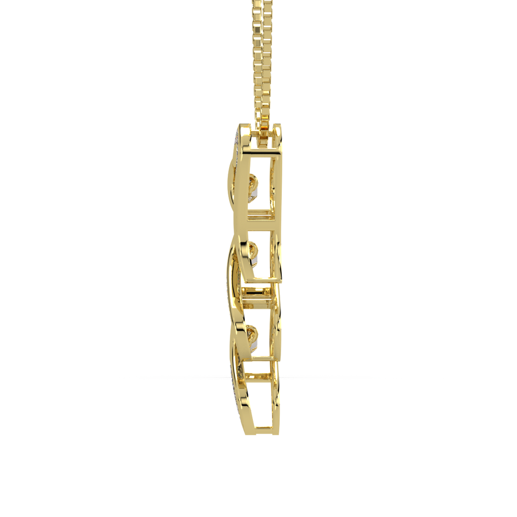 Gypsy Love and Dancing Diamond Pendant