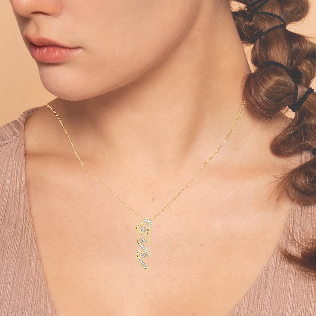 Gypsy Love and Dancing Diamond Pendant