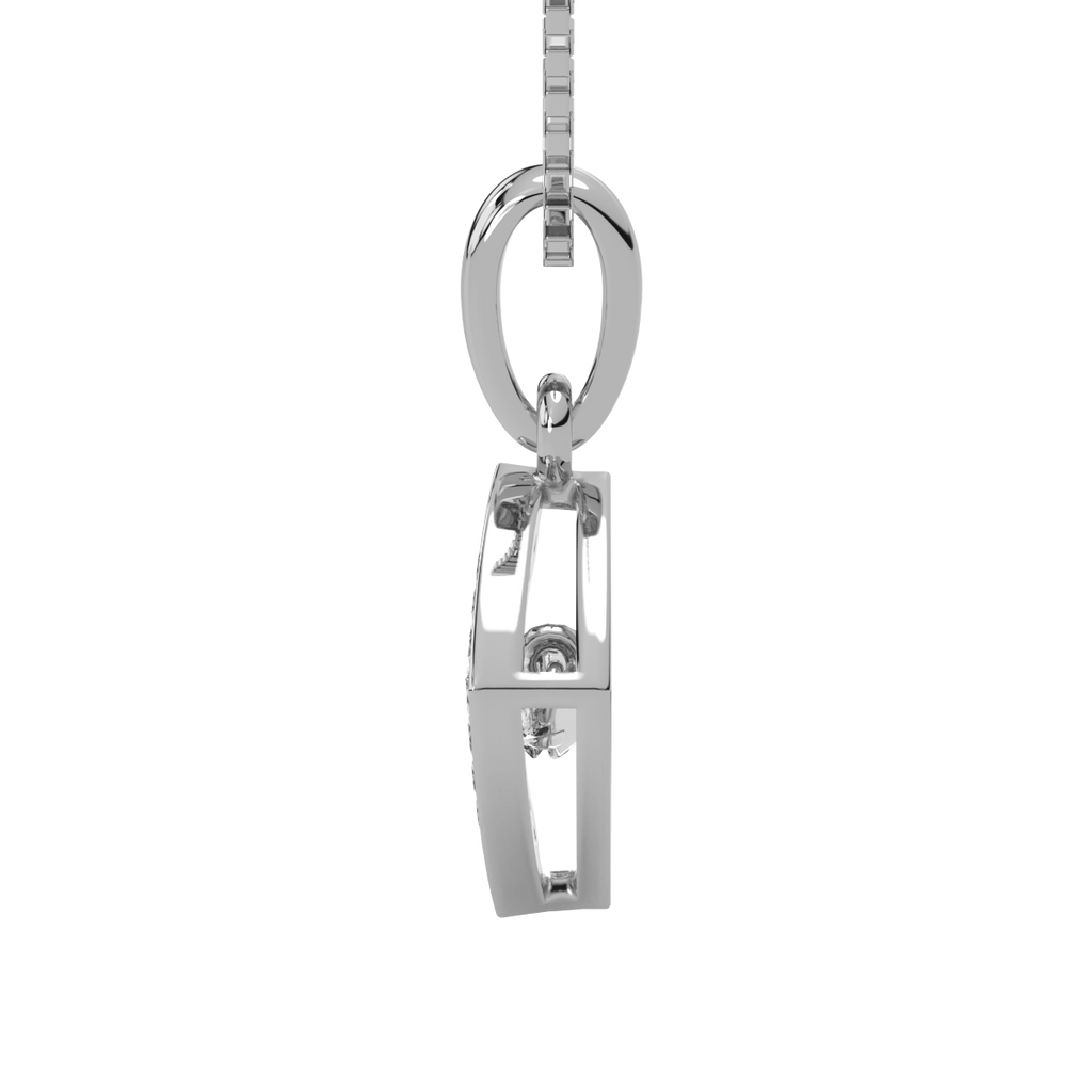 Serenity of Symmetry and Dancing Diamond Pendant