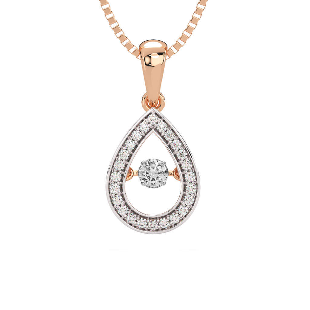 Kaarunaa and Dancing Diamond Pendant