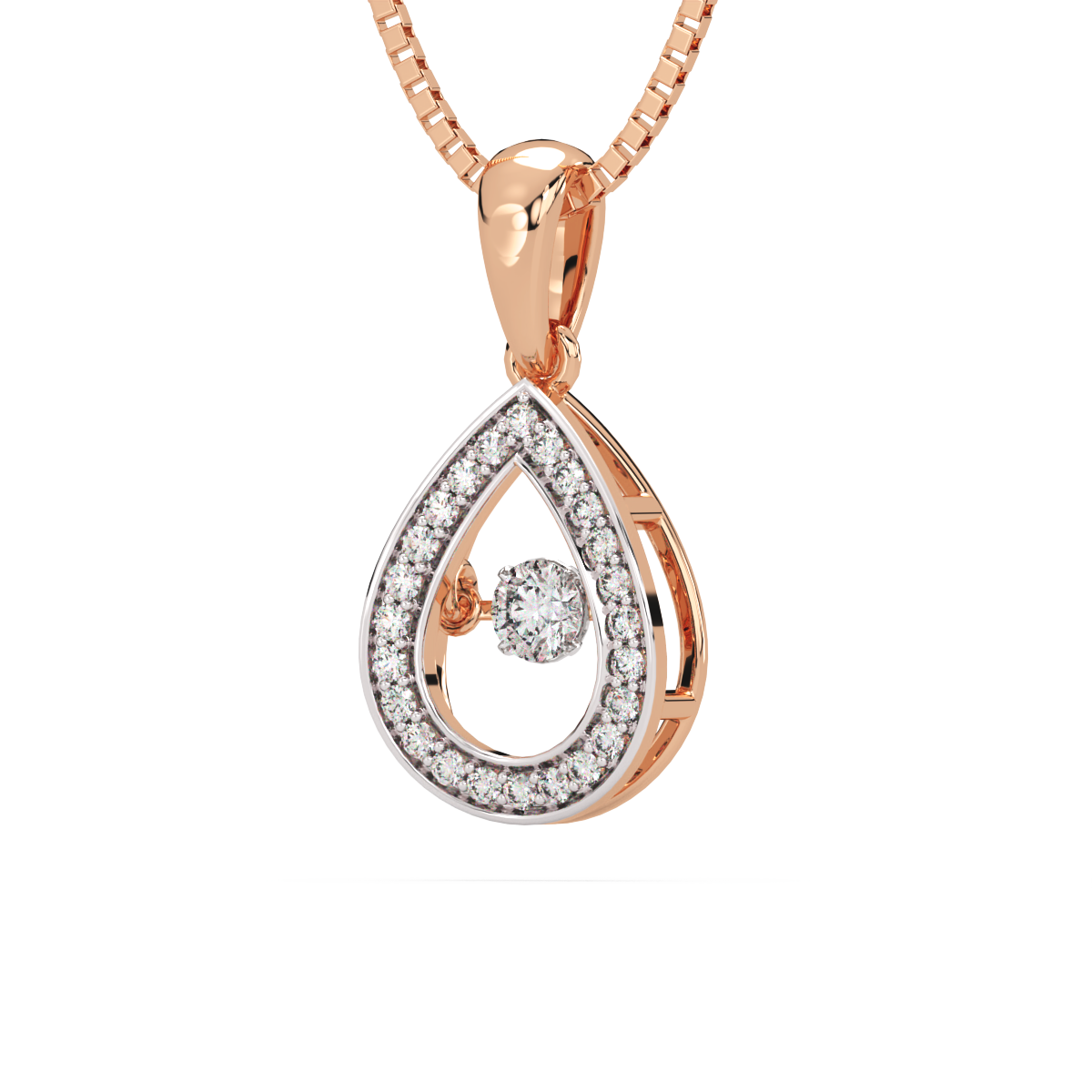 Kaarunaa and Dancing Diamond Pendant