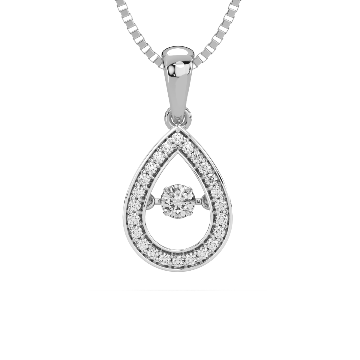 Kaarunaa and Dancing Diamond Pendant