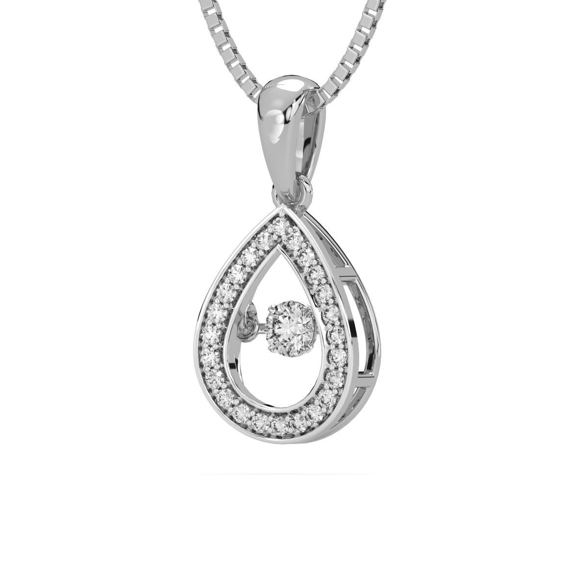 Kaarunaa and Dancing Diamond Pendant