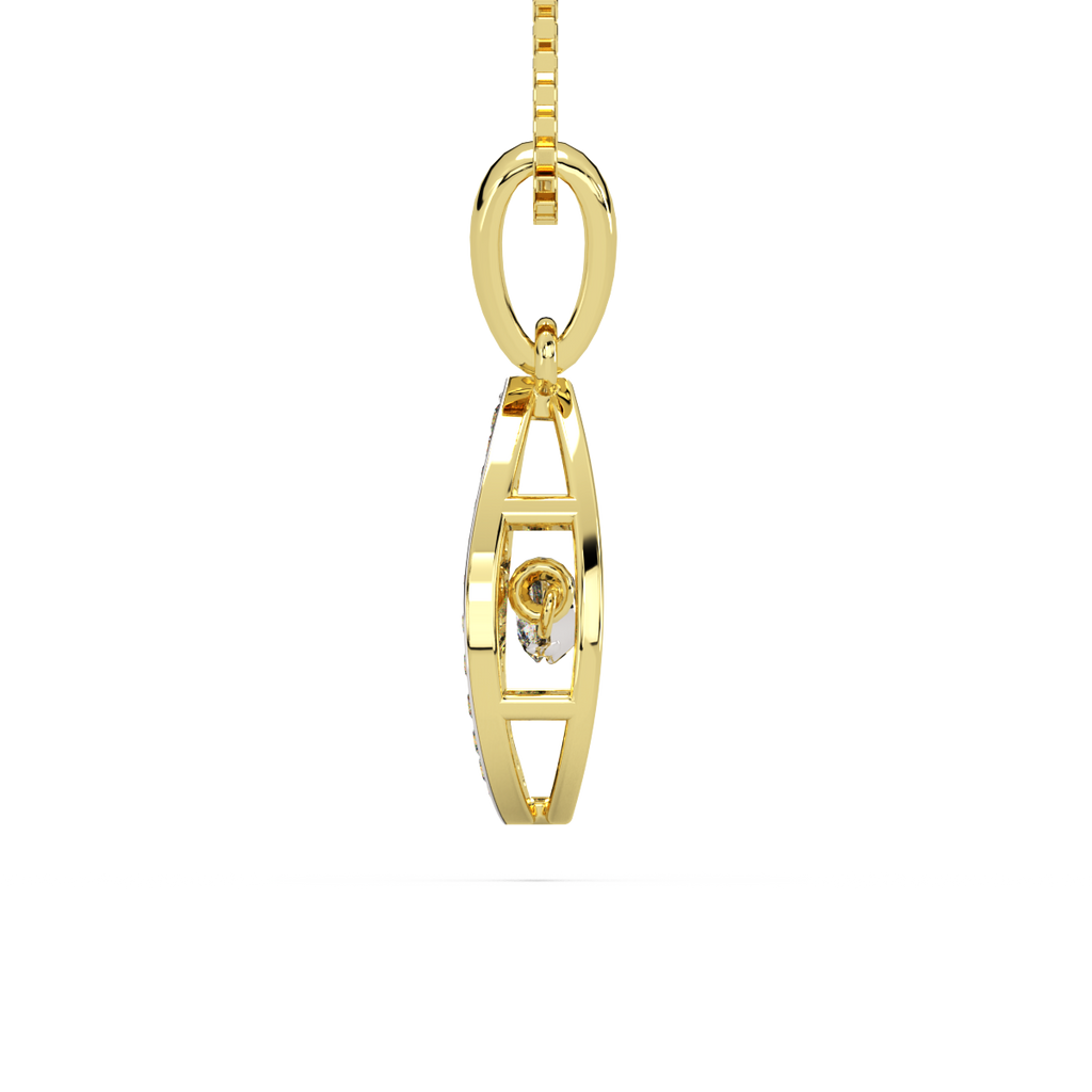 Kaarunaa and Dancing Diamond Pendant