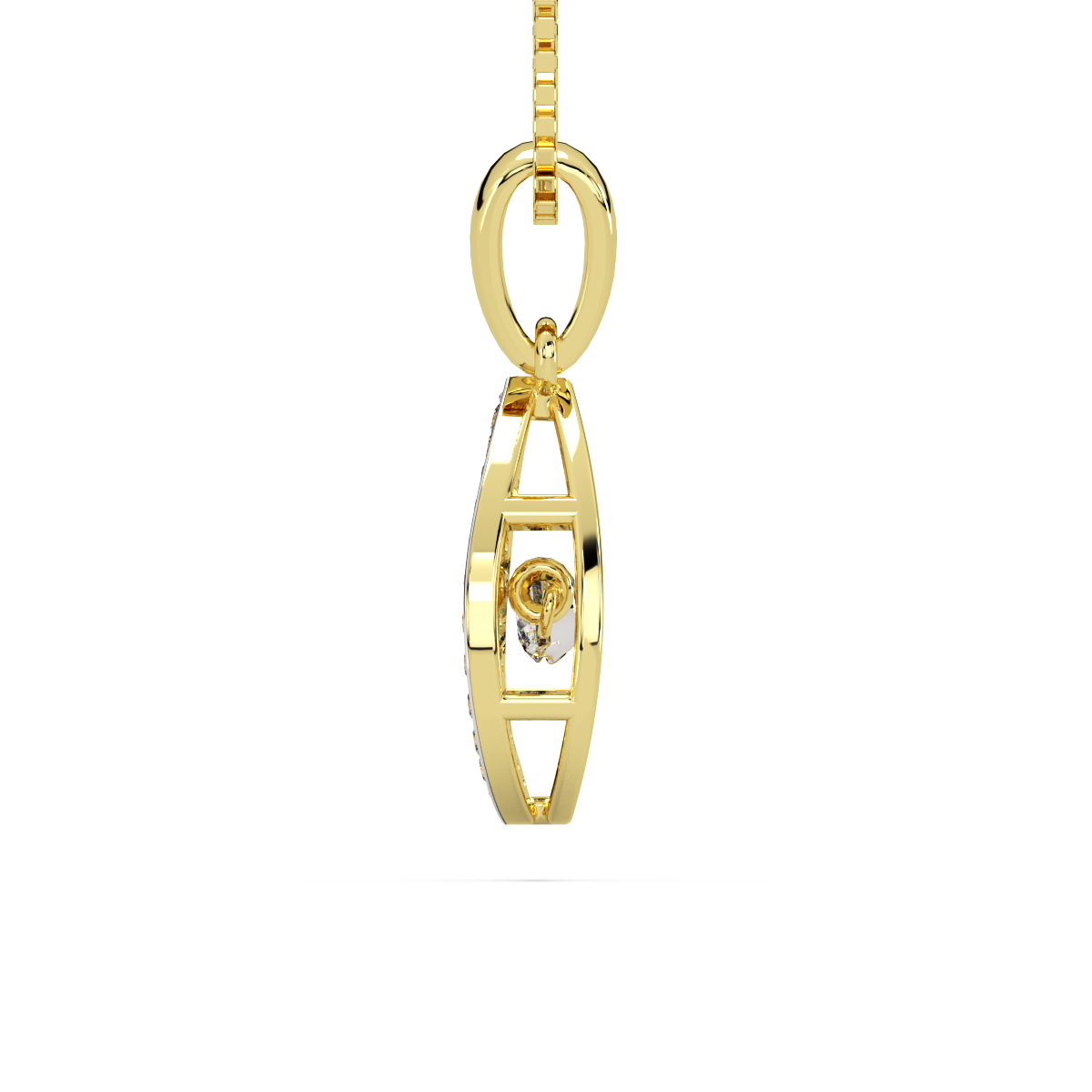 Kaarunaa and Dancing Diamond Pendant