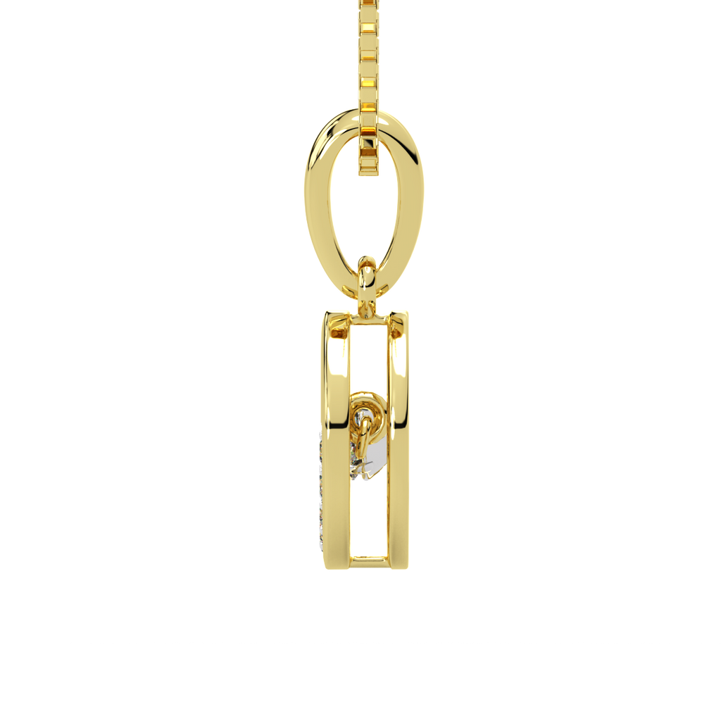 Joy of Glitz and Dancing Diamond Pendant