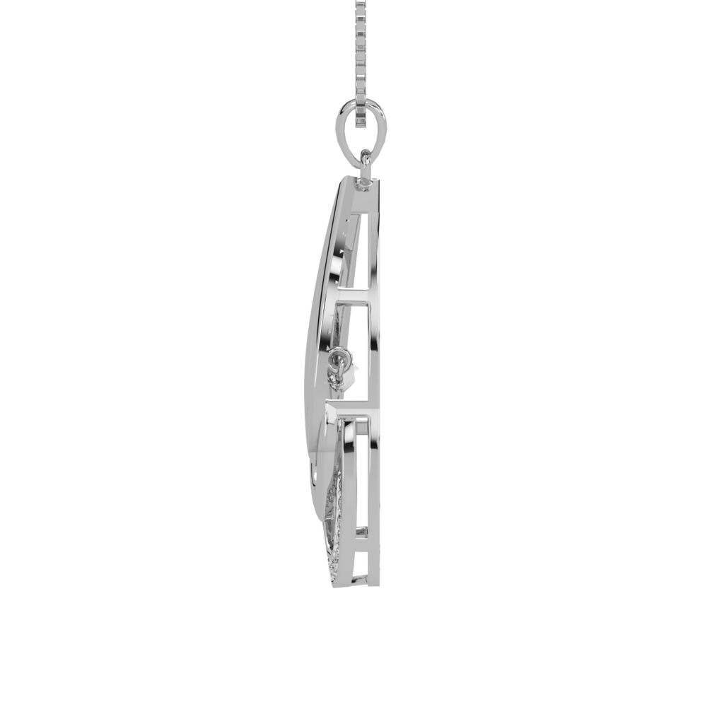 Incandescent Aura and Dancing Diamond Pendant