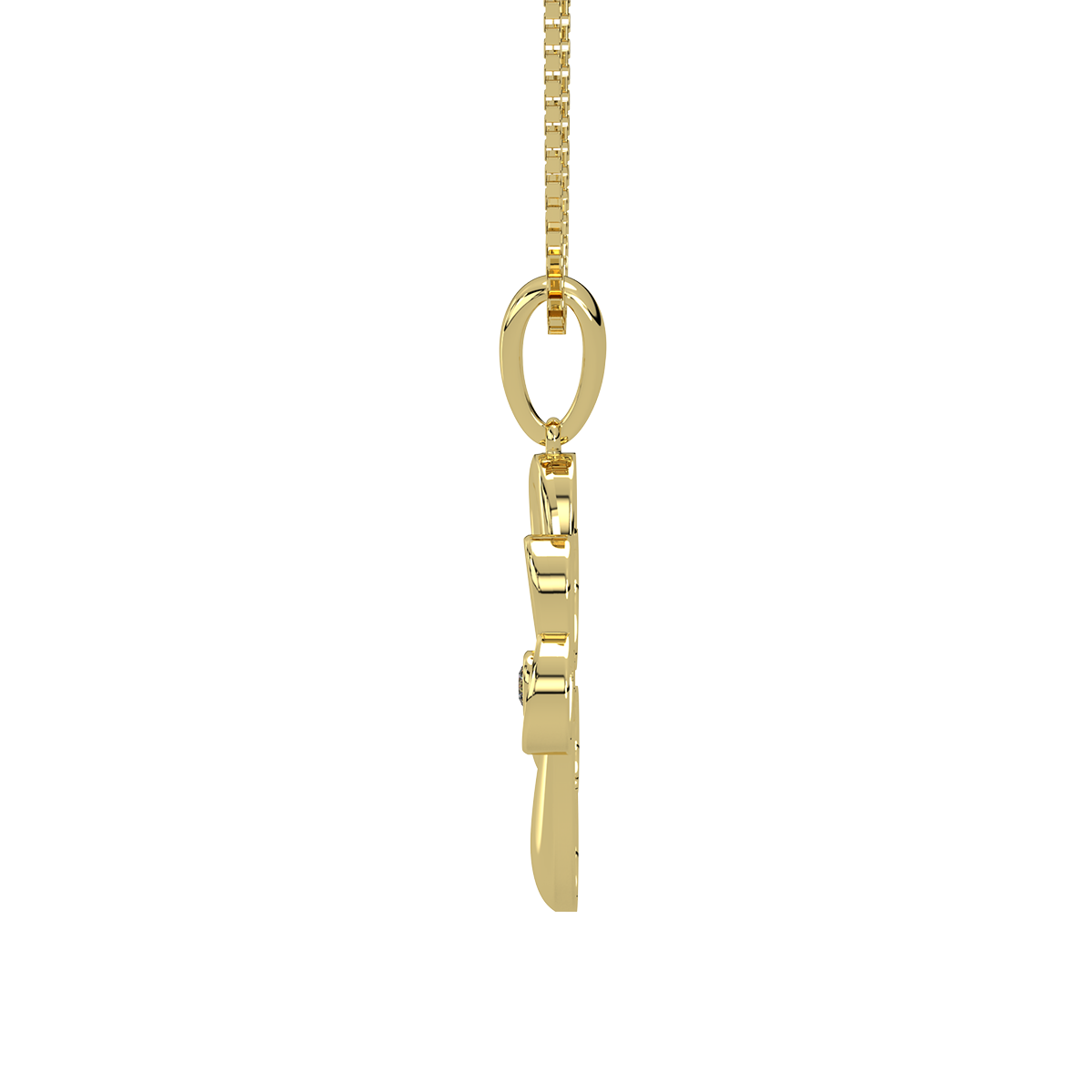 Tri Heart Diamond Pendant