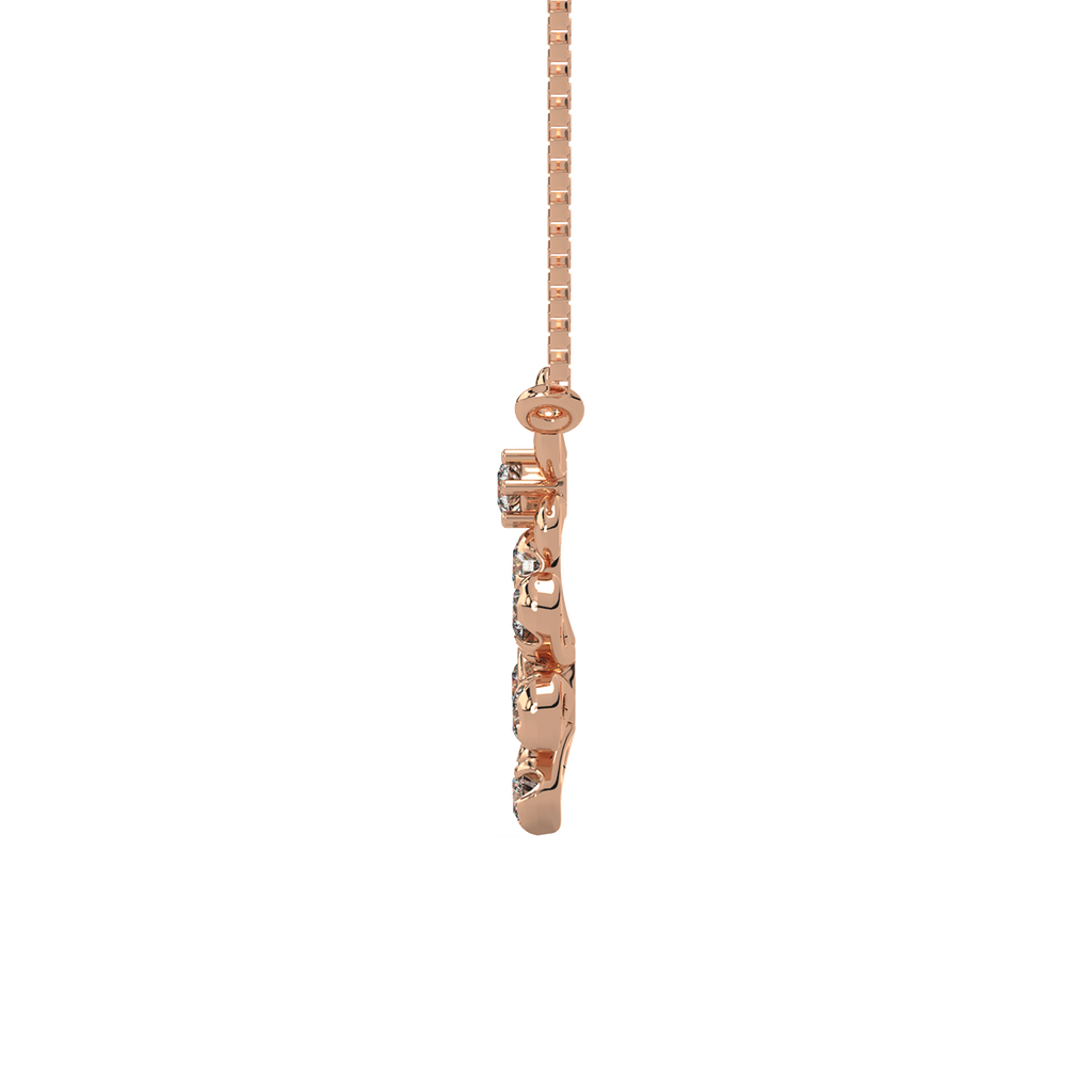 Tny Blooms Kids Diamond and Gold Pendant