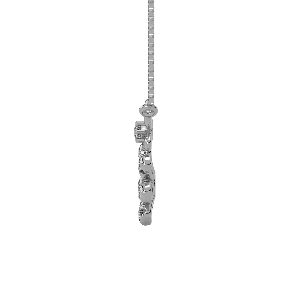 Tny Blooms Kids Diamond and Gold Pendant