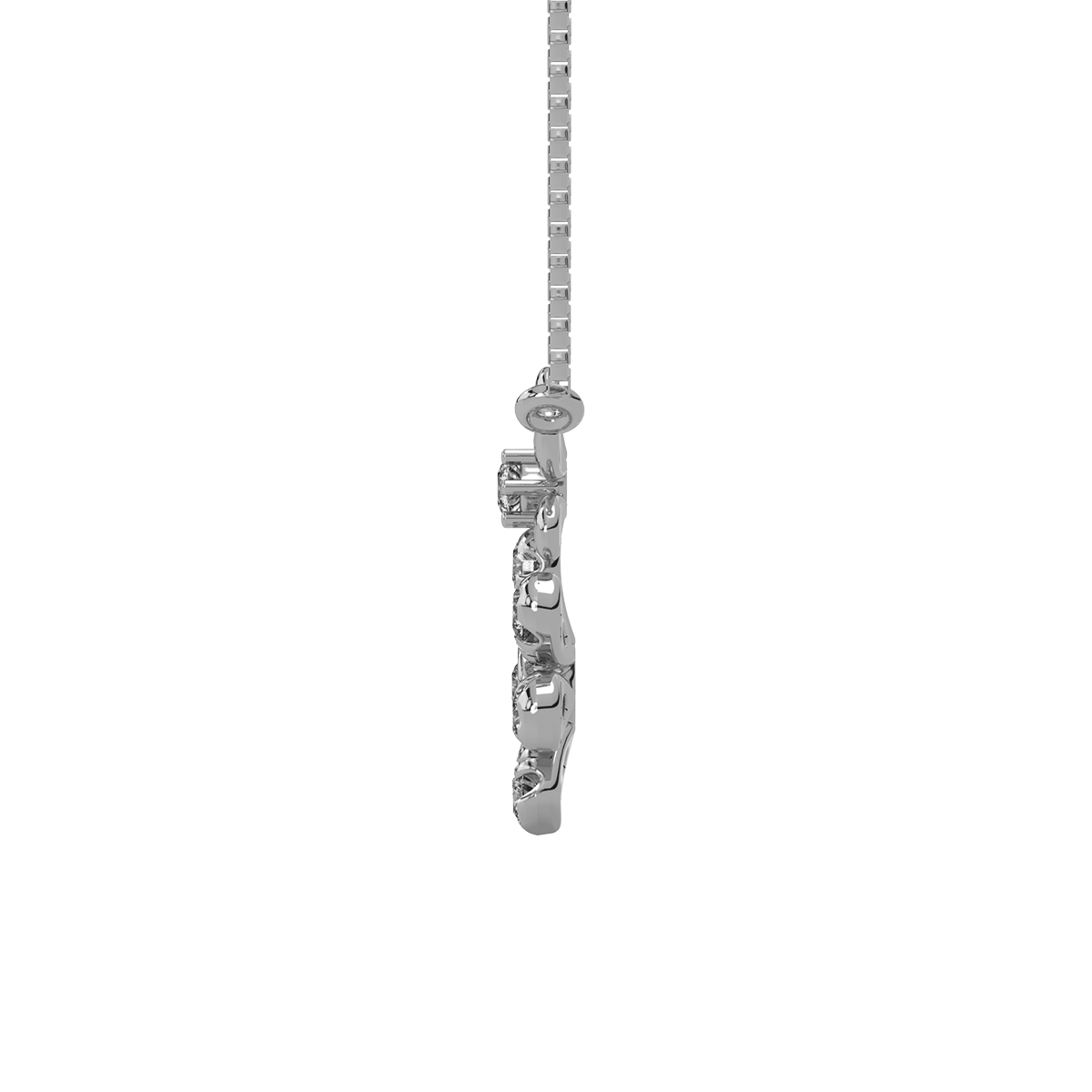 Tny Blooms Kids Diamond and Gold Pendant