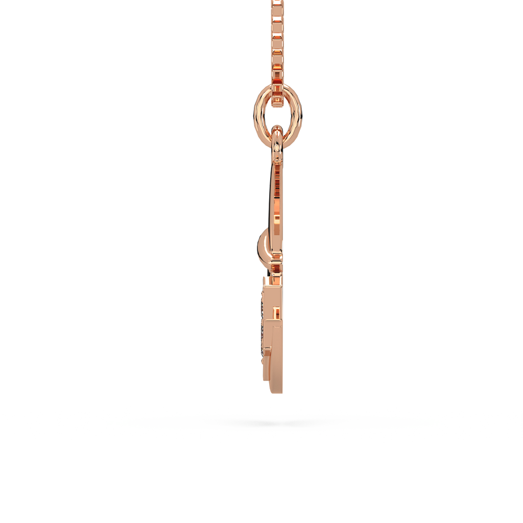 Manjisthaa Kids Diamond and Gold Pendant