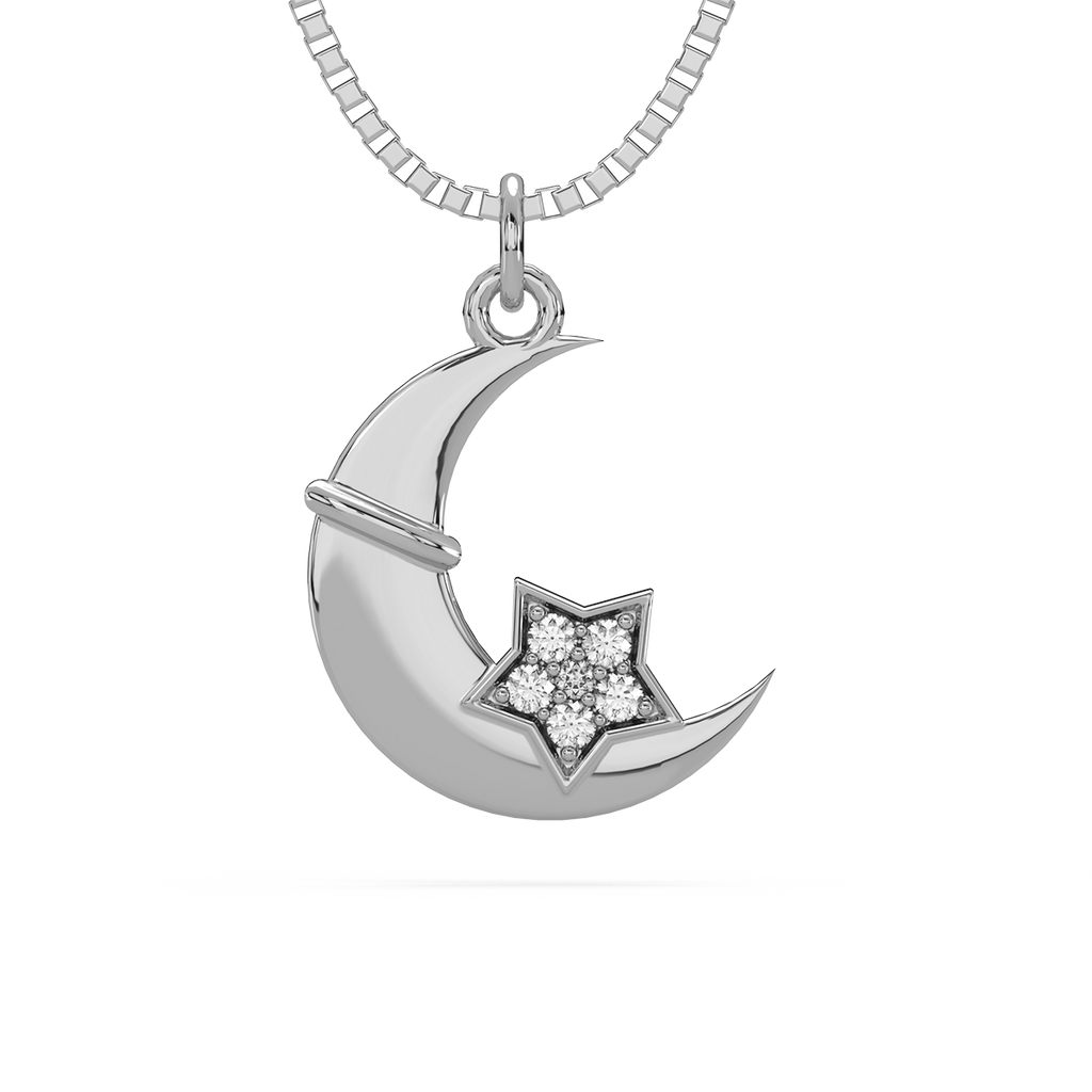 Manjisthaa Kids Diamond and Gold Pendant