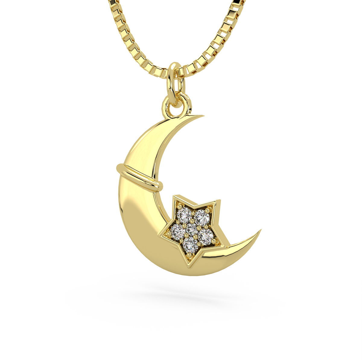 Manjisthaa Kids Diamond and Gold Pendant