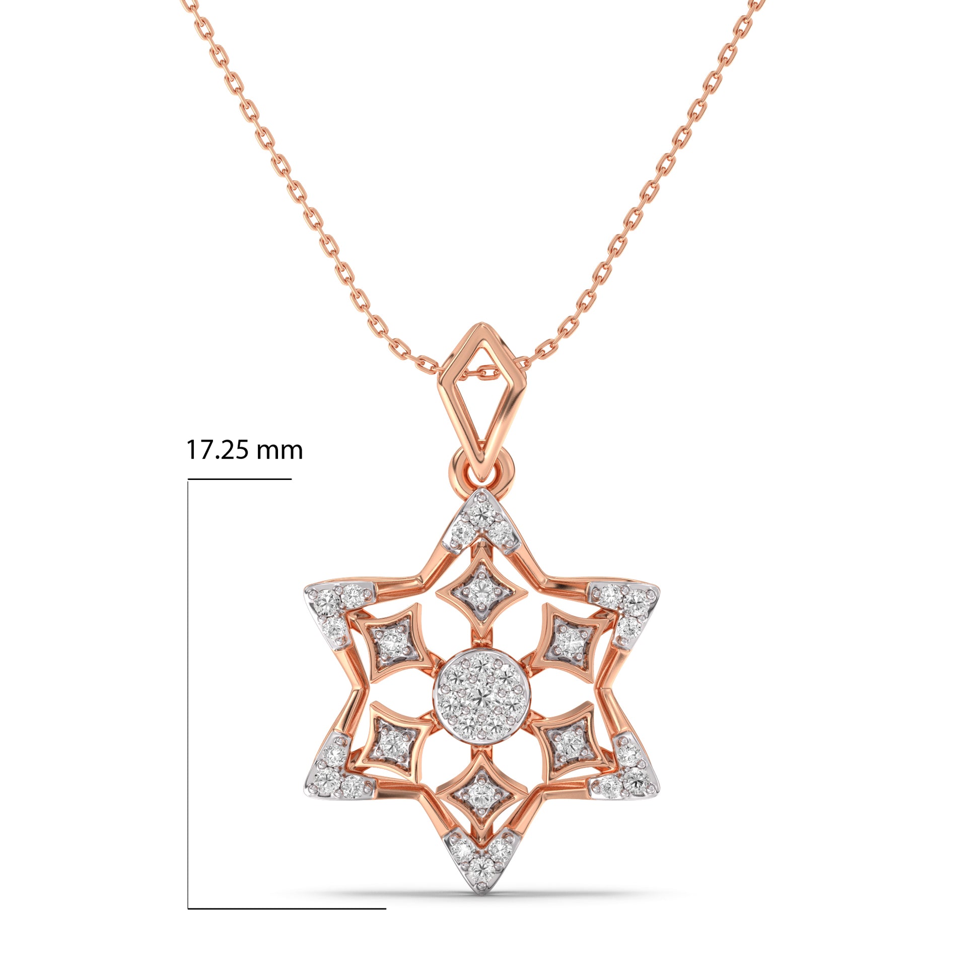 Arinandanaa Gold and Diamond Pendant