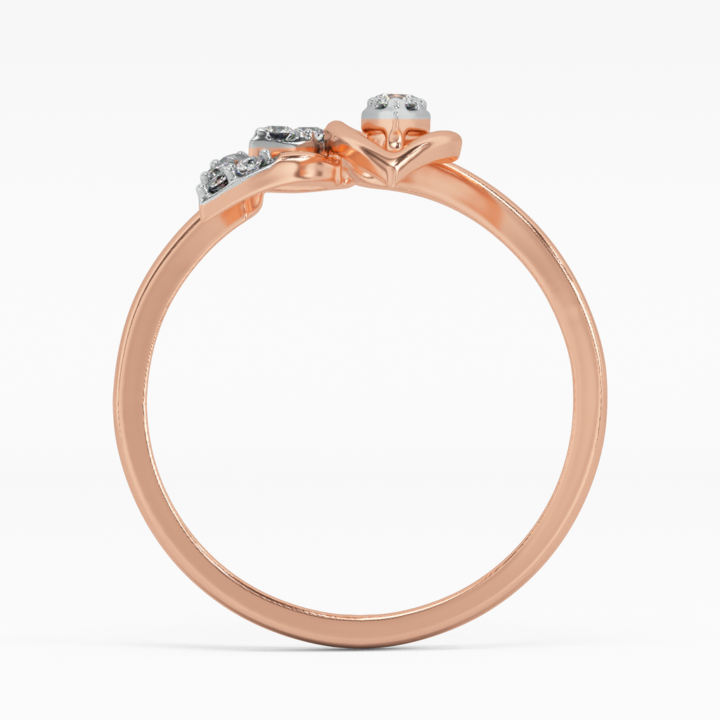 Endearing Elegance Gold and Diamond Ring