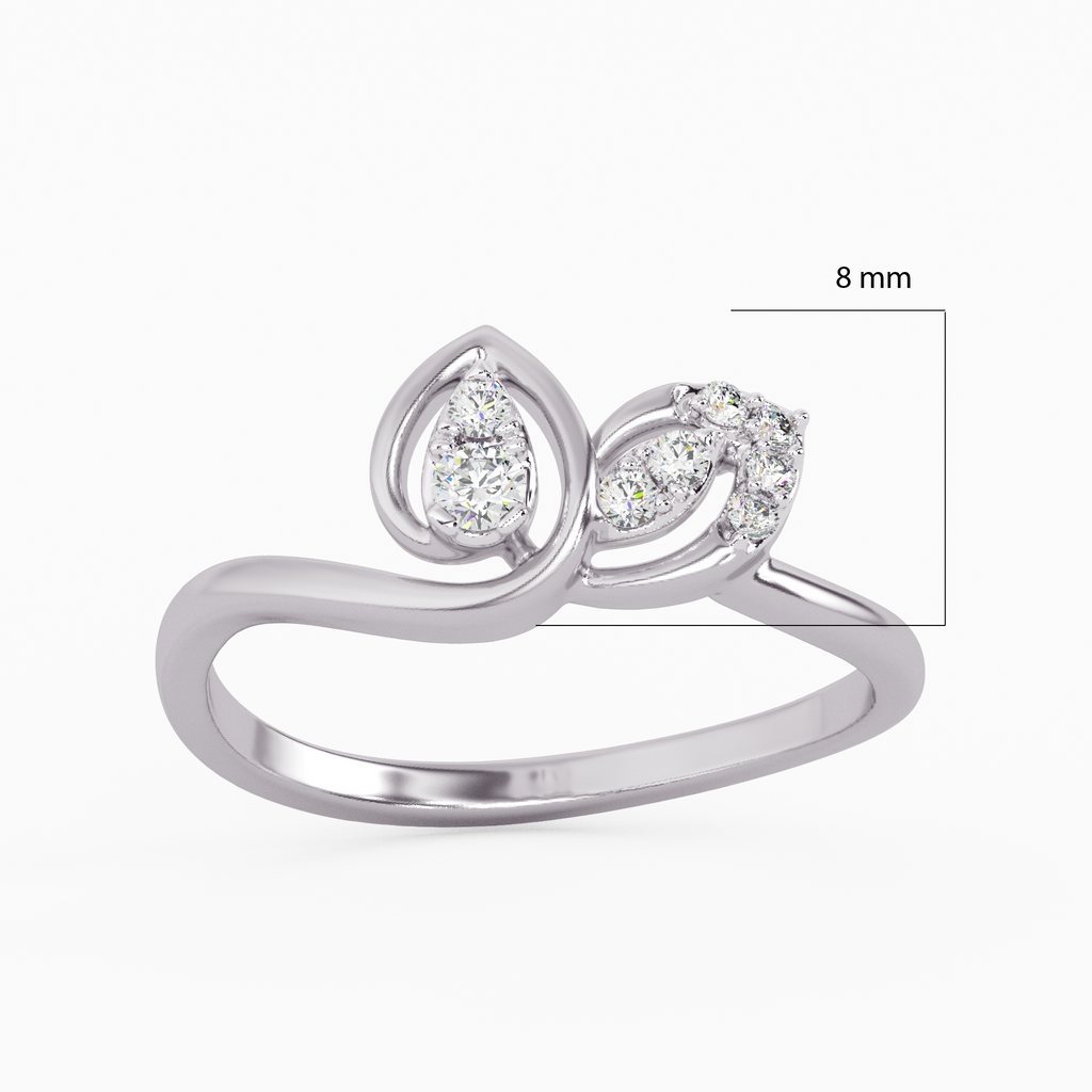 Endearing Elegance Gold and Diamond Ring