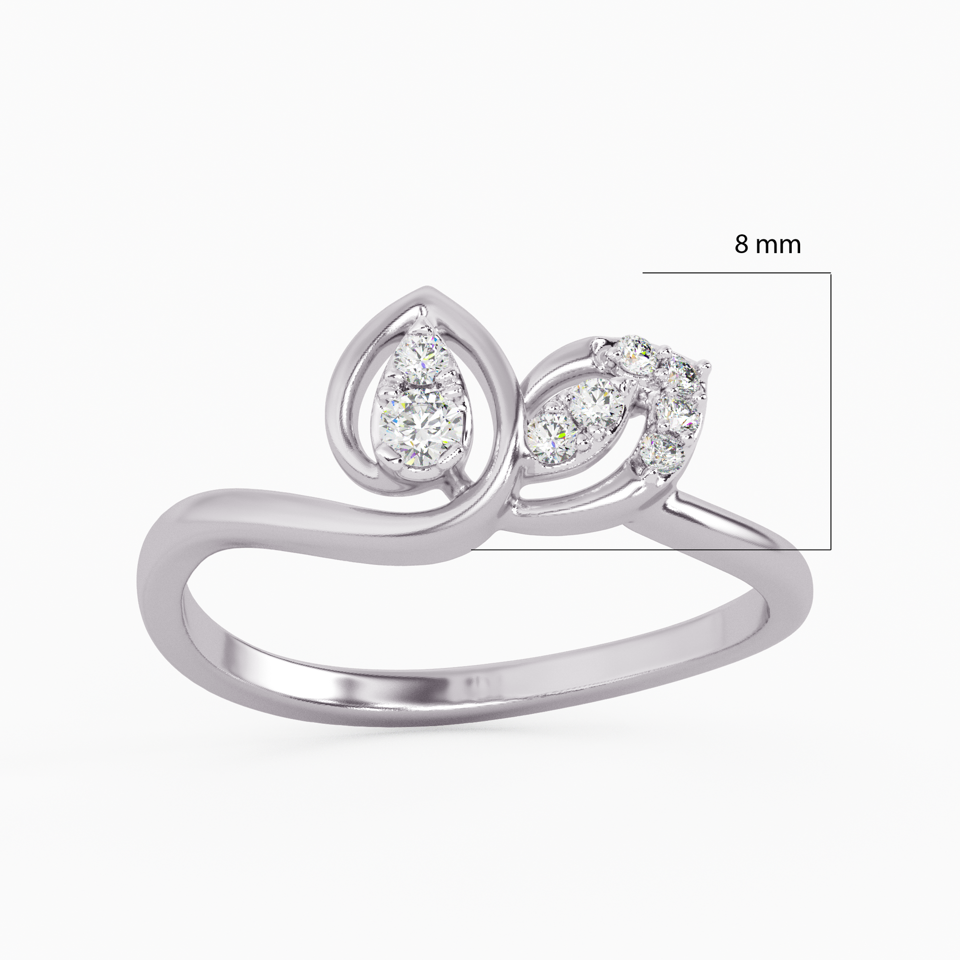 Endearing Elegance Gold and Diamond Ring