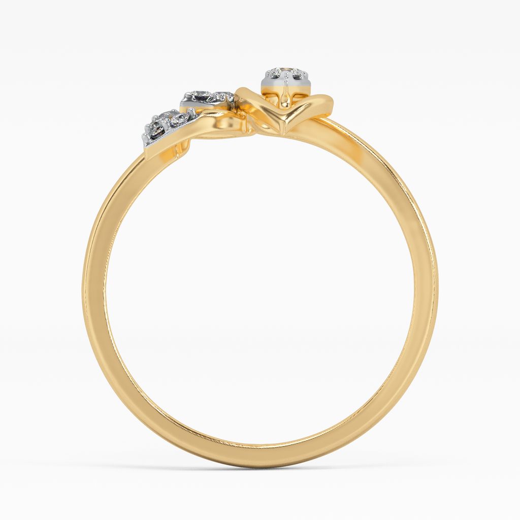 Endearing Elegance Gold and Diamond Ring
