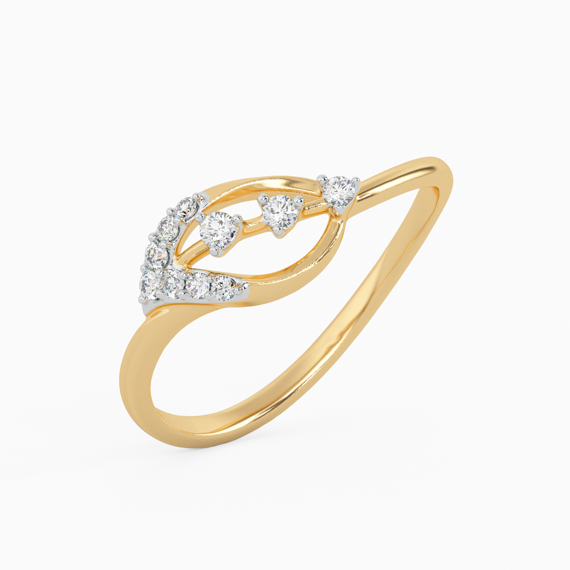 Ravishing Regalia Gold and Diamond Ring