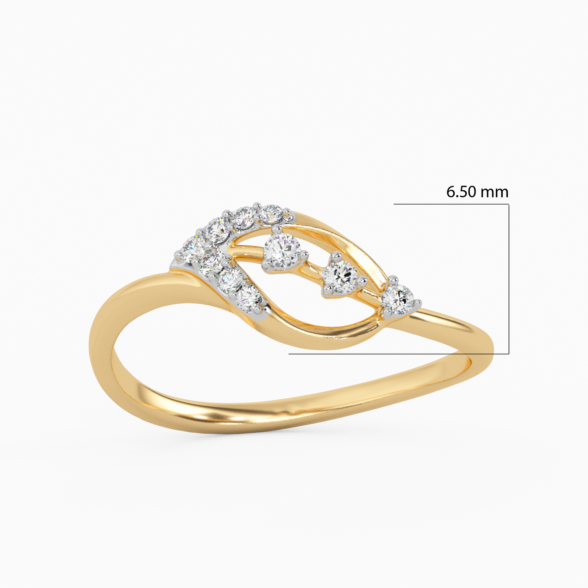 Ravishing Regalia Gold and Diamond Ring