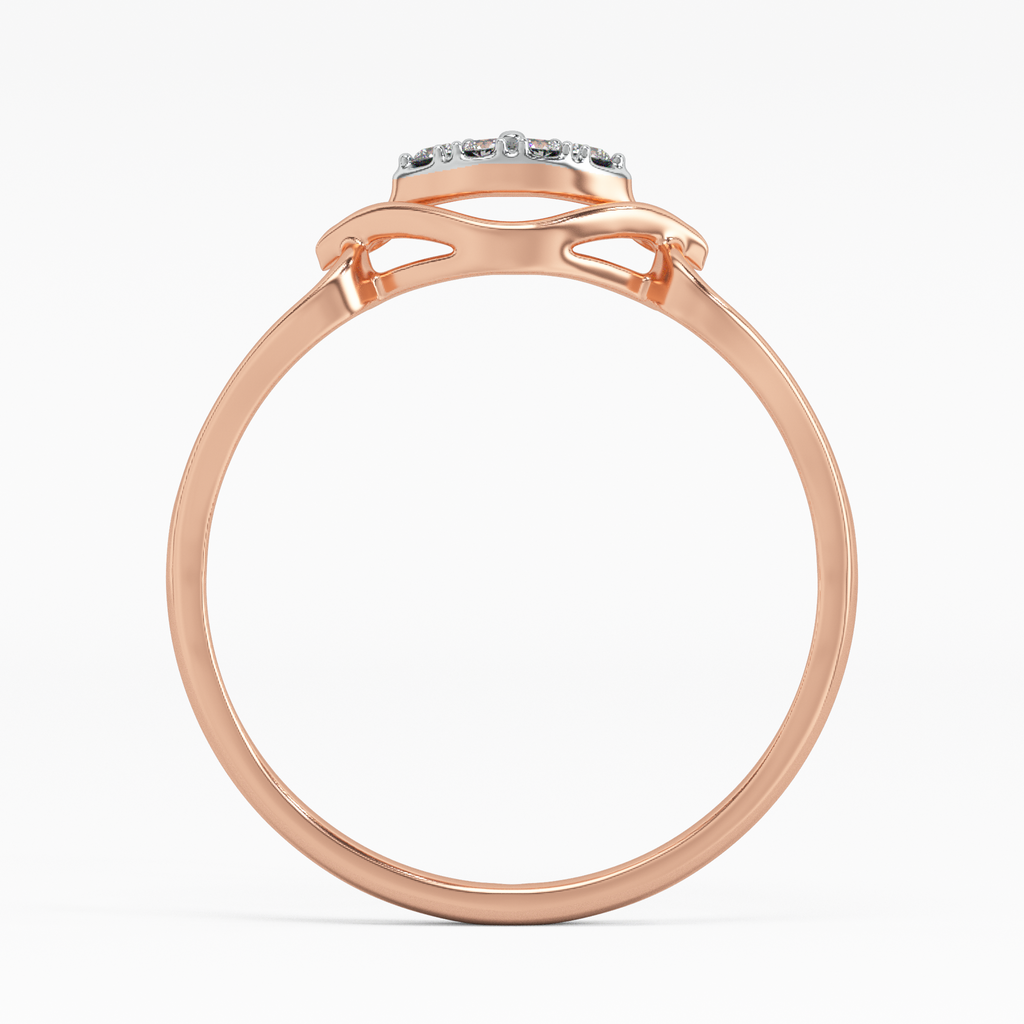 Glittering Galaxy Gold and Diamond Ring