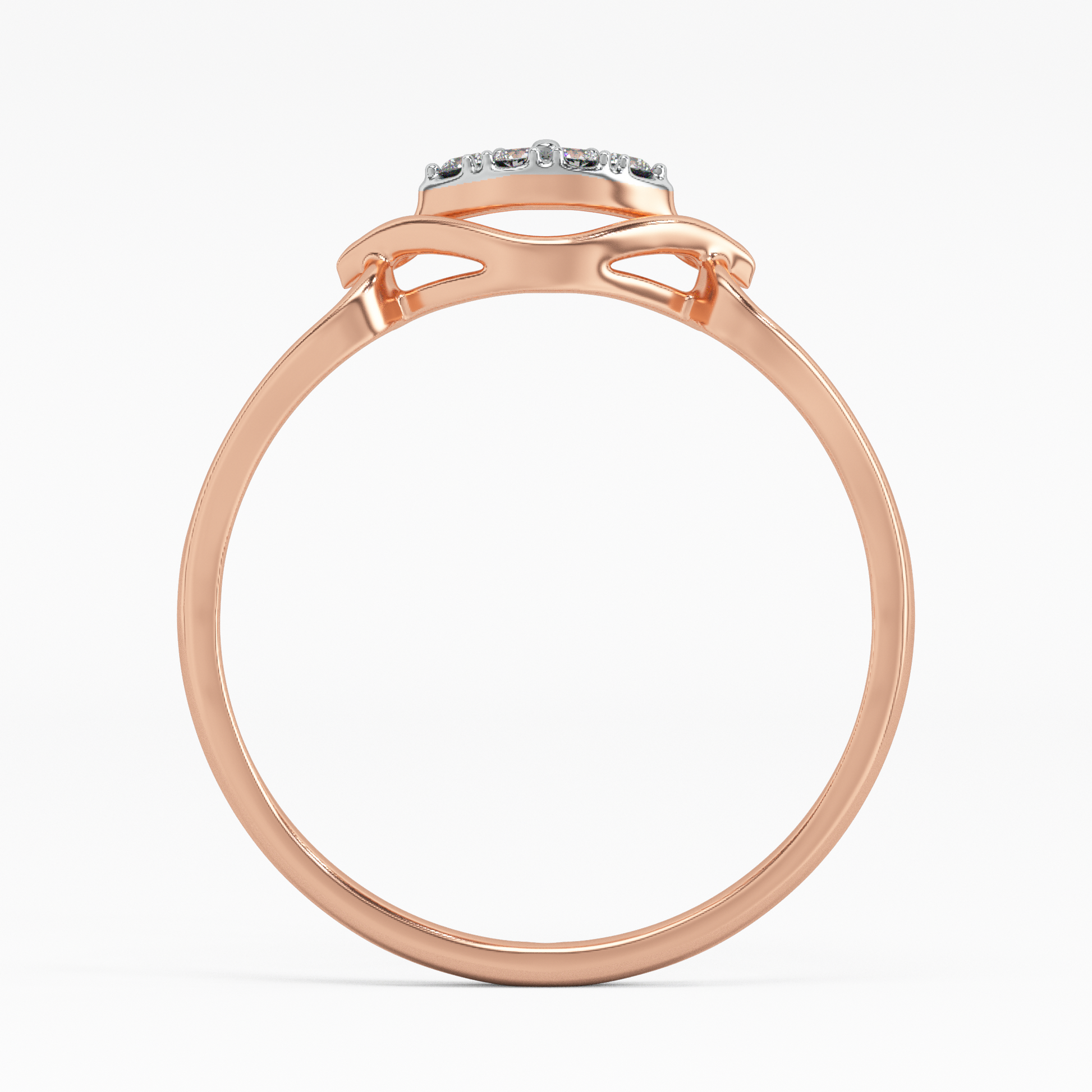 Glittering Galaxy Gold and Diamond Ring