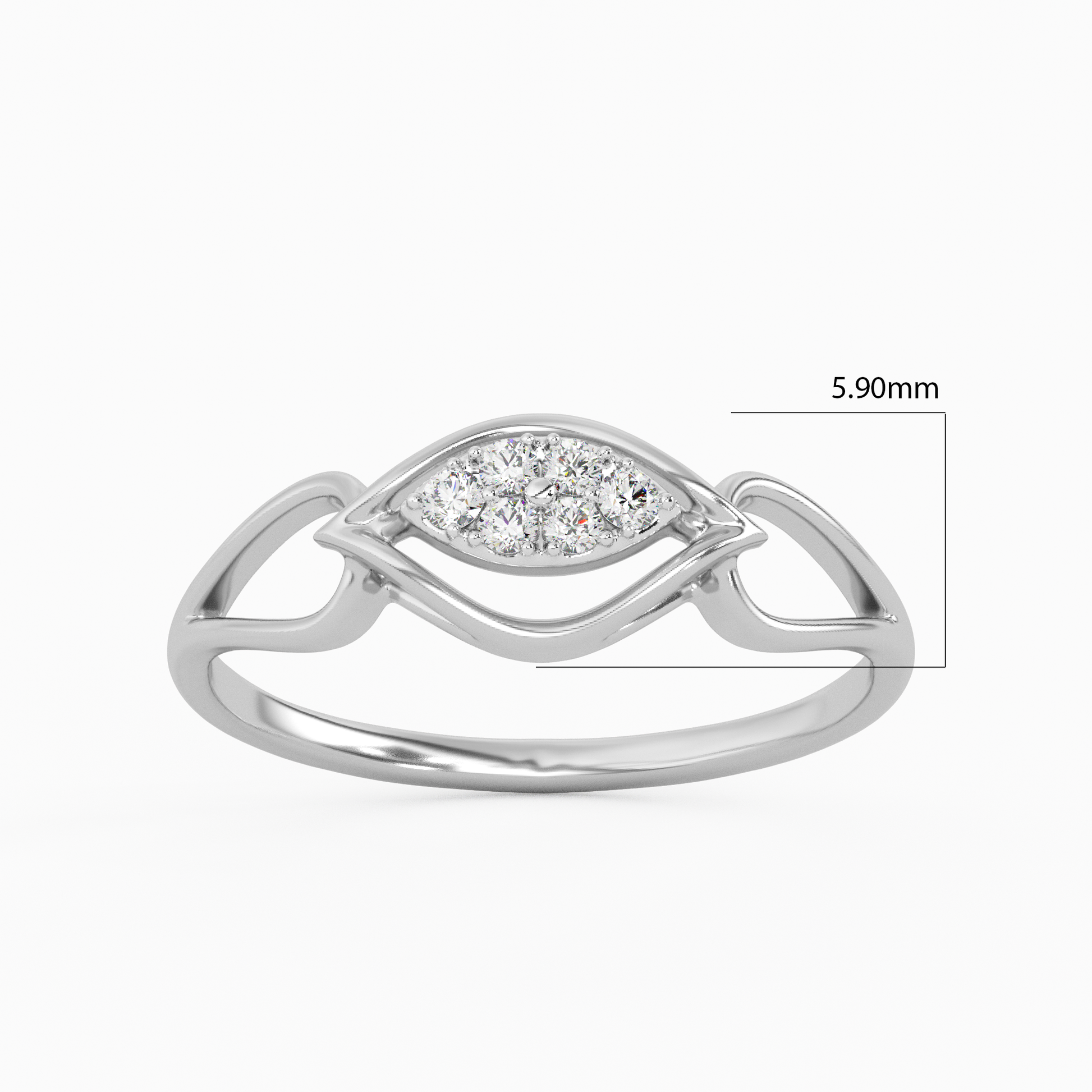 Glittering Galaxy Gold and Diamond Ring