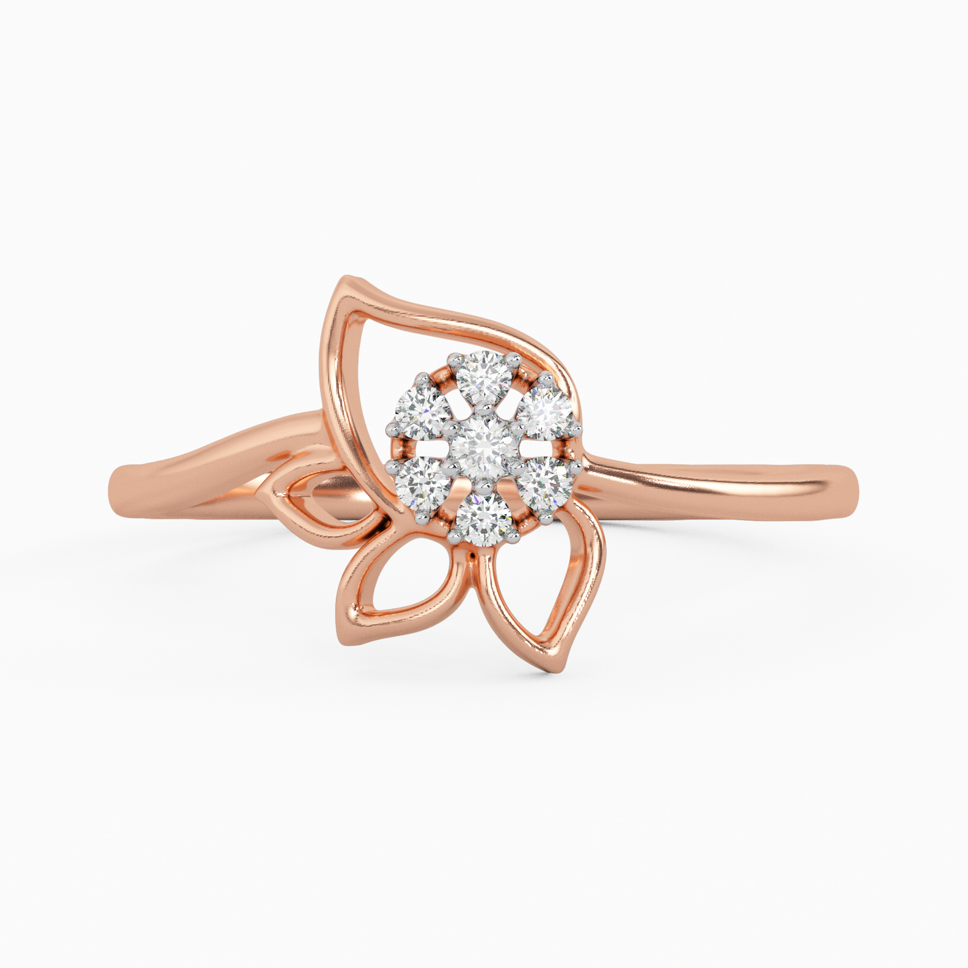 Splendour of Frost Gold and Diamond Ring