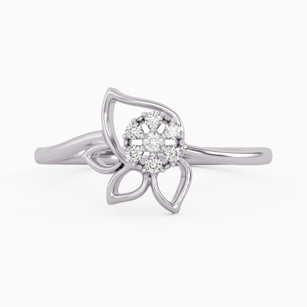 Splendour of Frost Gold and Diamond Ring