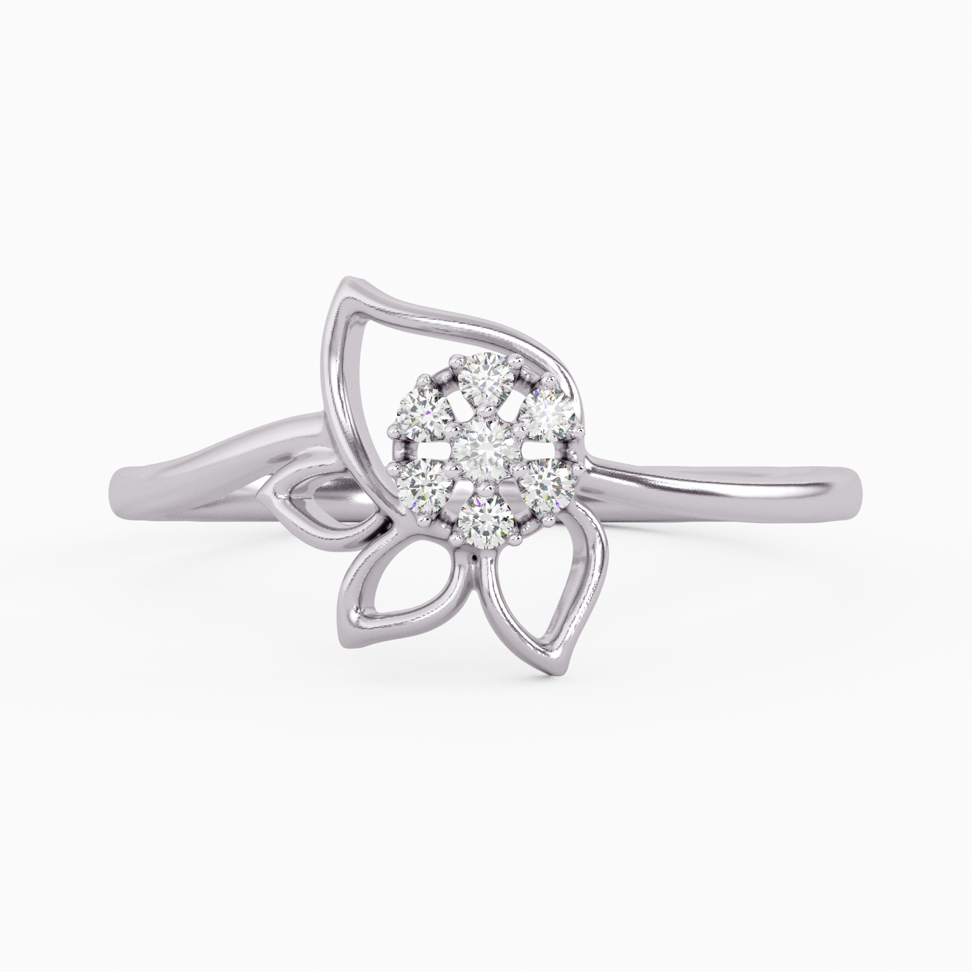 Splendour of Frost Gold and Diamond Ring