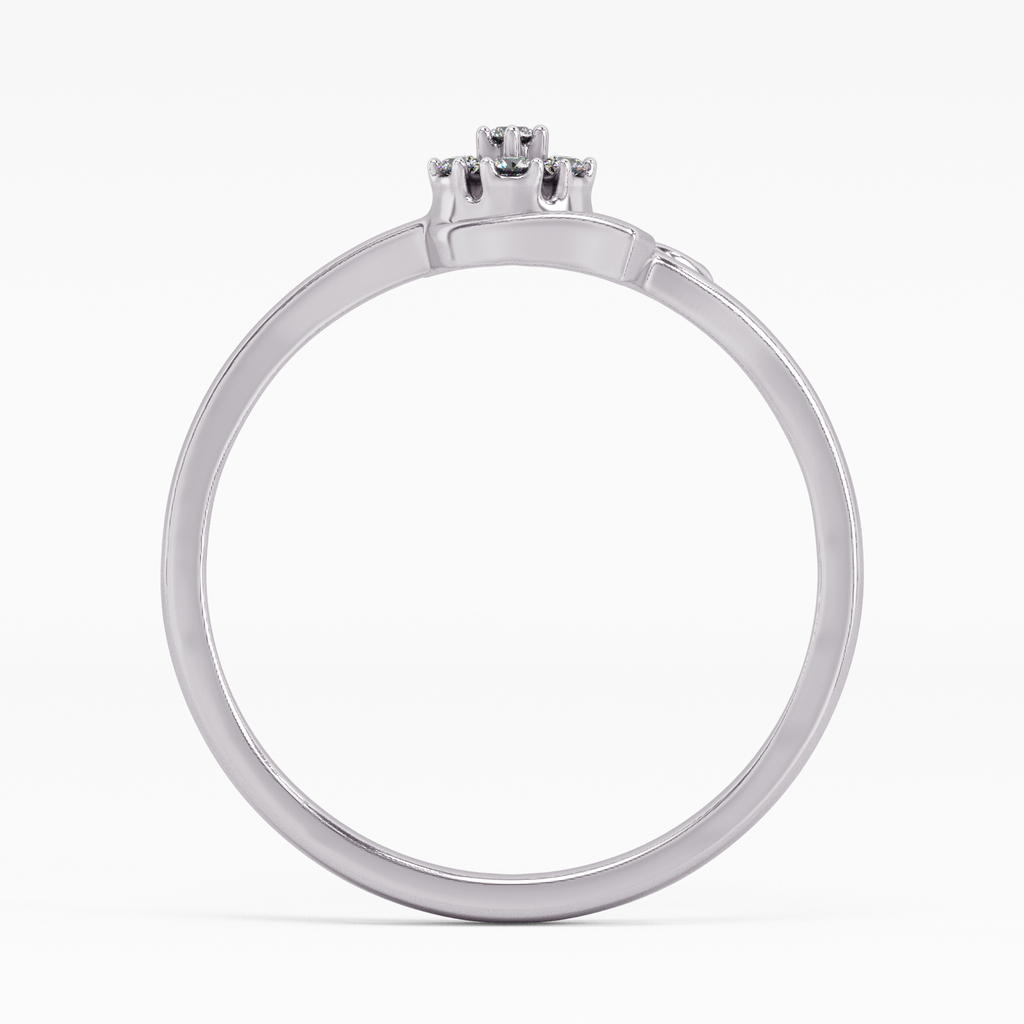 Splendour of Frost Gold and Diamond Ring