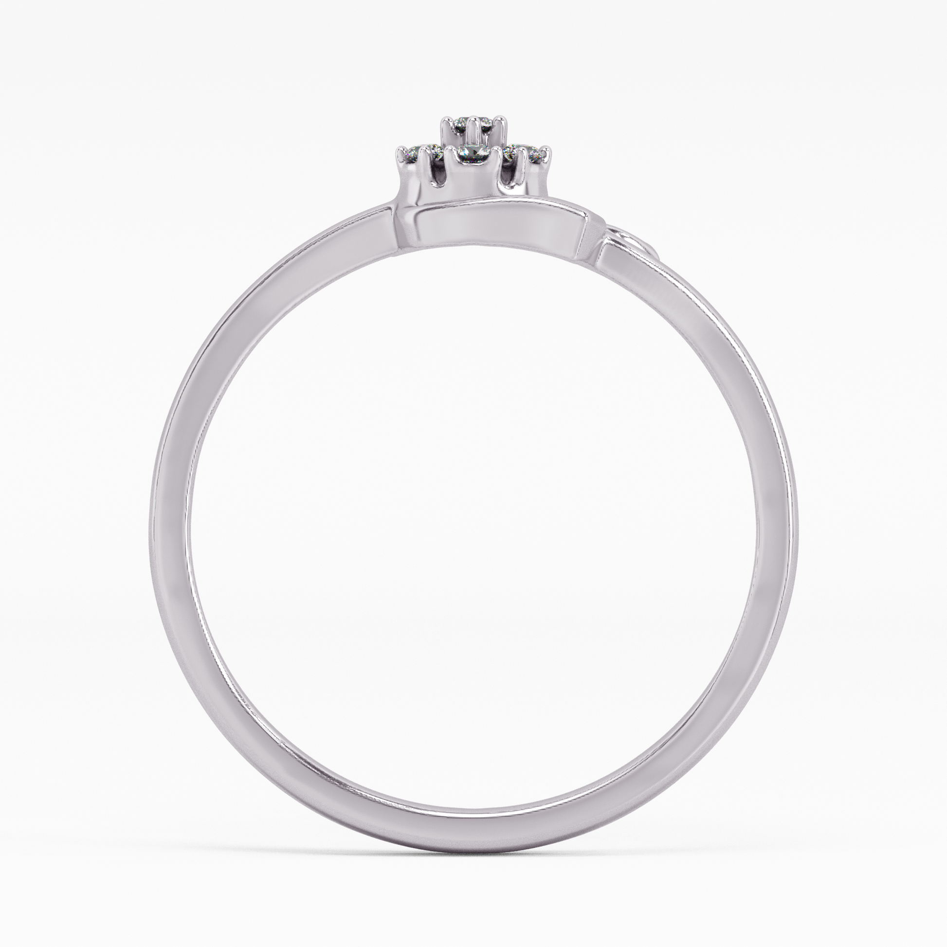 Splendour of Frost Gold and Diamond Ring