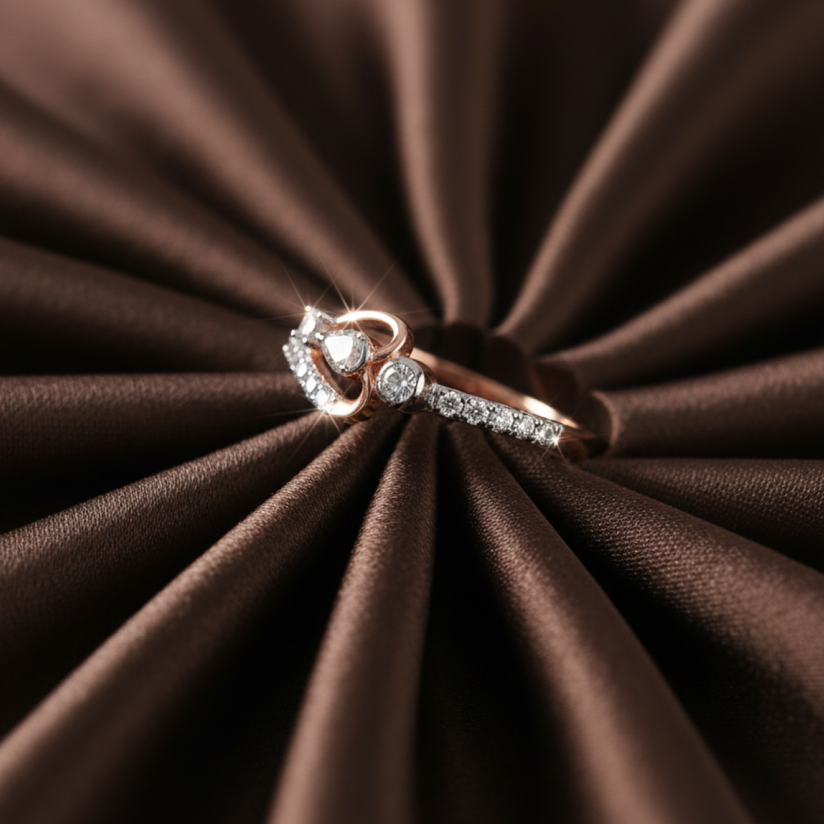 Rose Garden Gold and Diamond Ring