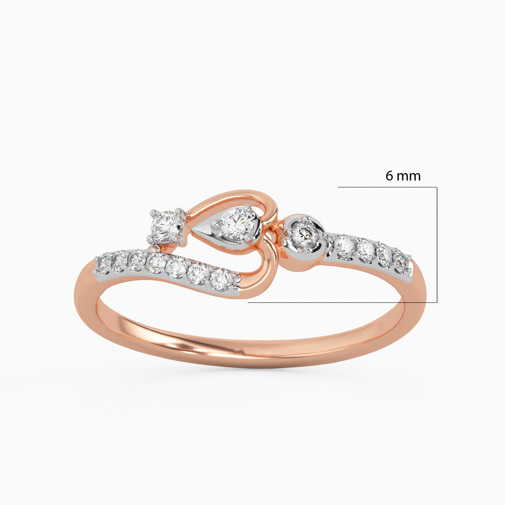 Rose Garden Gold and Diamond Ring