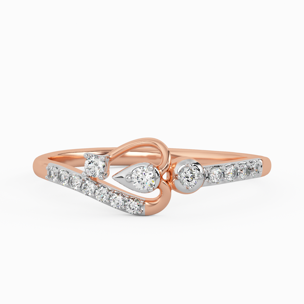 Rose Garden Gold and Diamond Ring