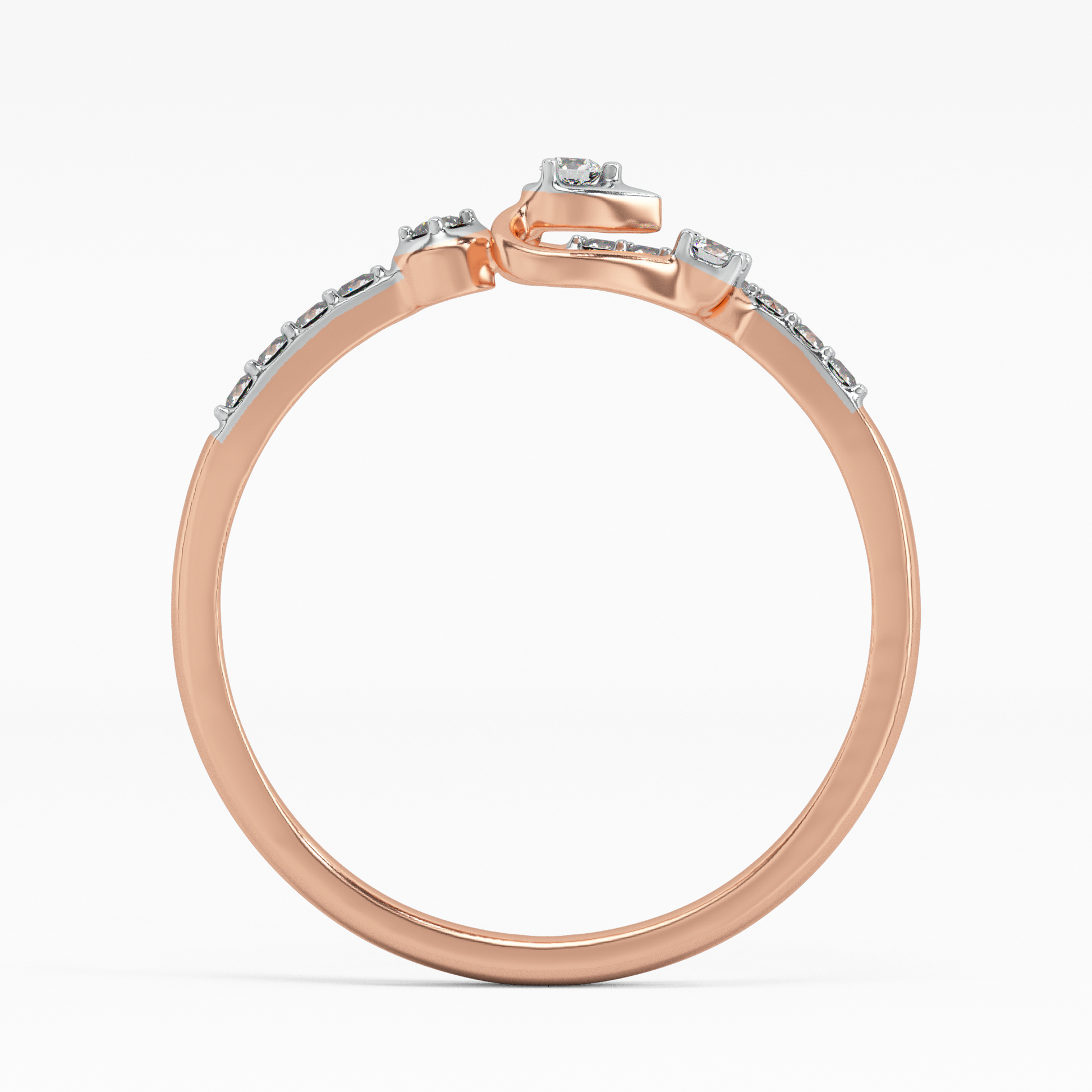 Rose Garden Gold and Diamond Ring