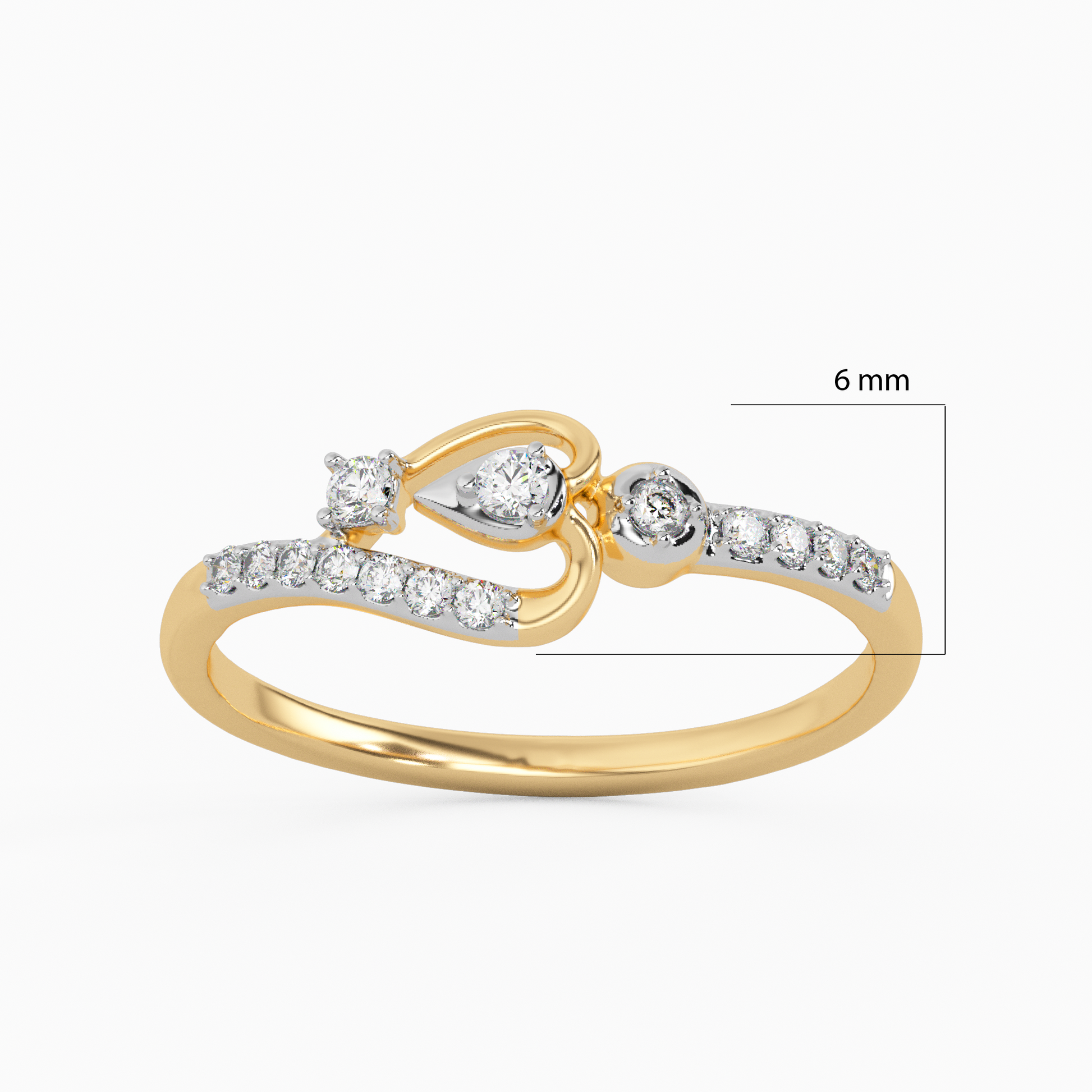 Rose Garden Gold and Diamond Ring