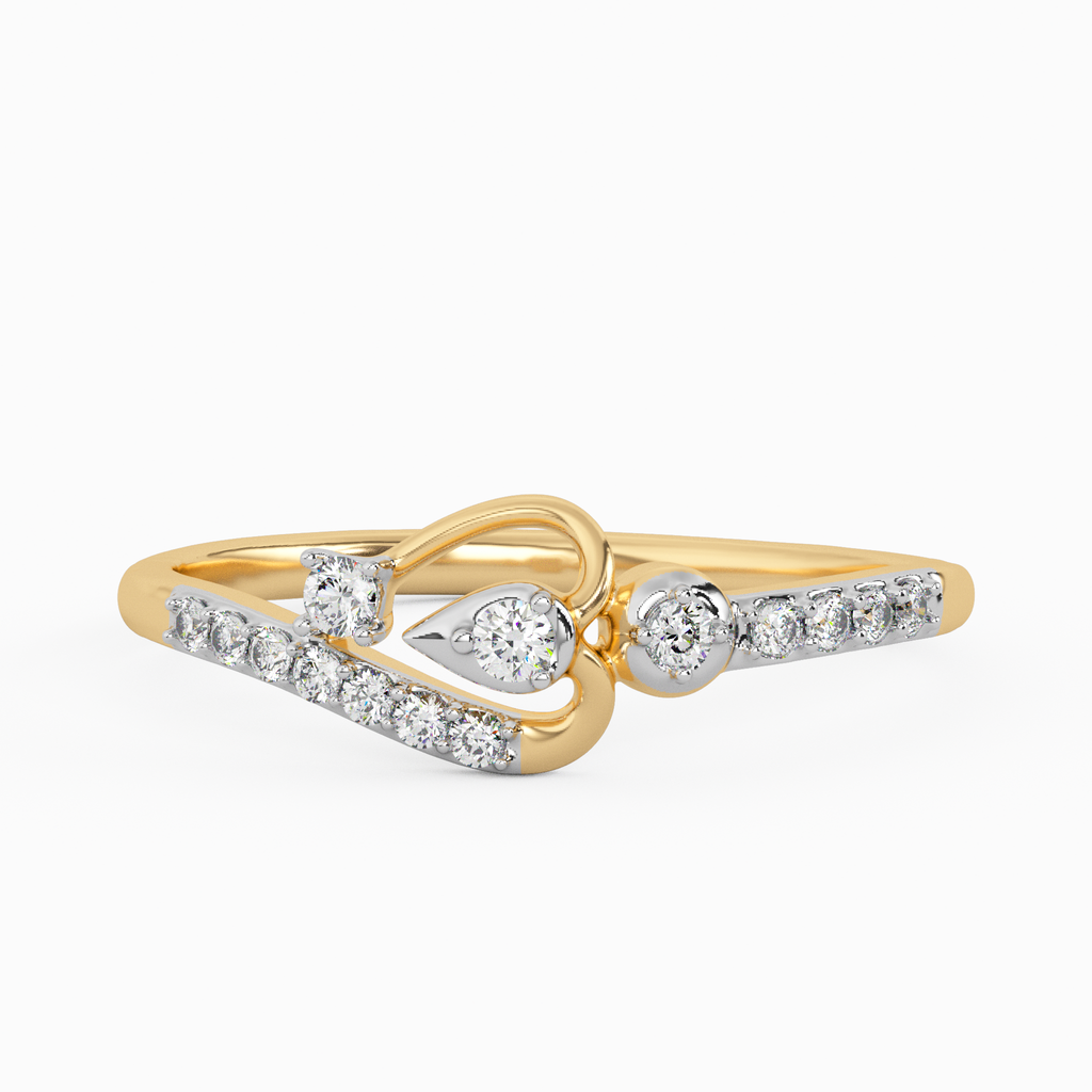 Rose Garden Gold and Diamond Ring