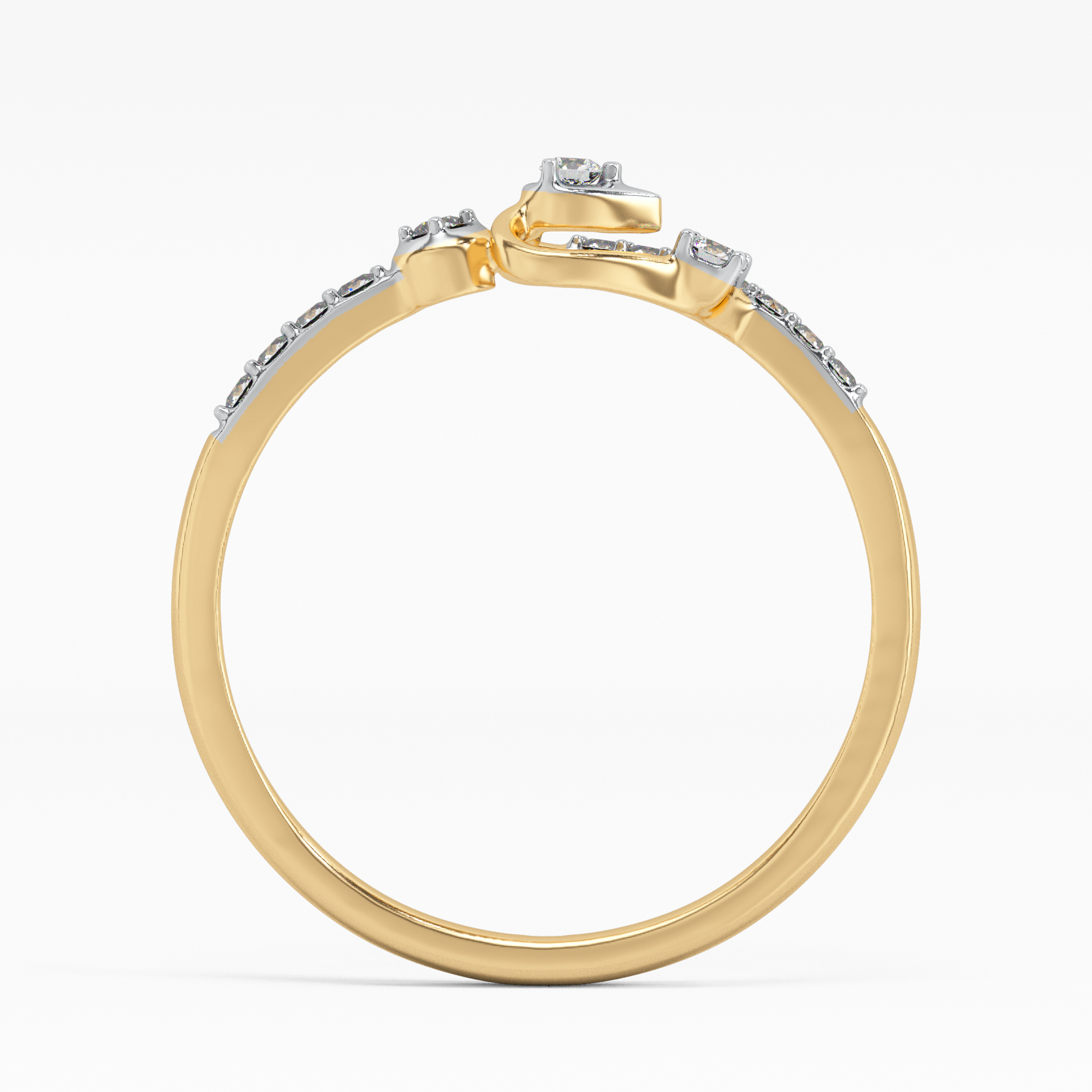 Rose Garden Gold and Diamond Ring