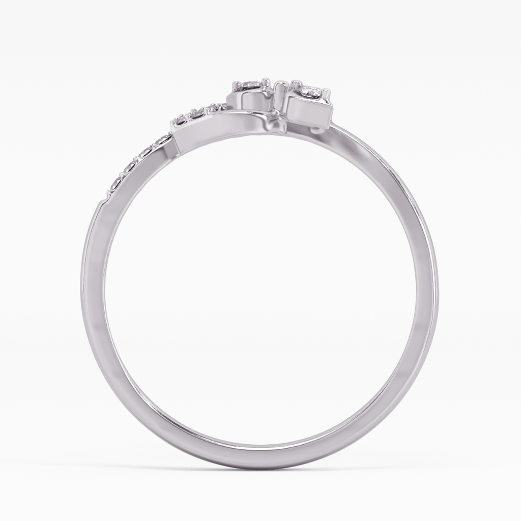 Full Bloom Gold and Diamond Ring