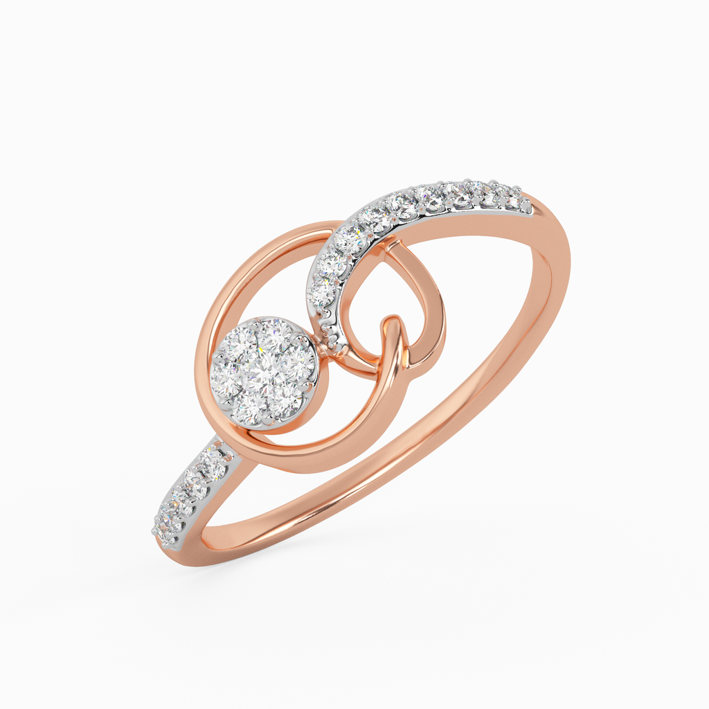 Innocent Rosebud Gold and Diamond Ring