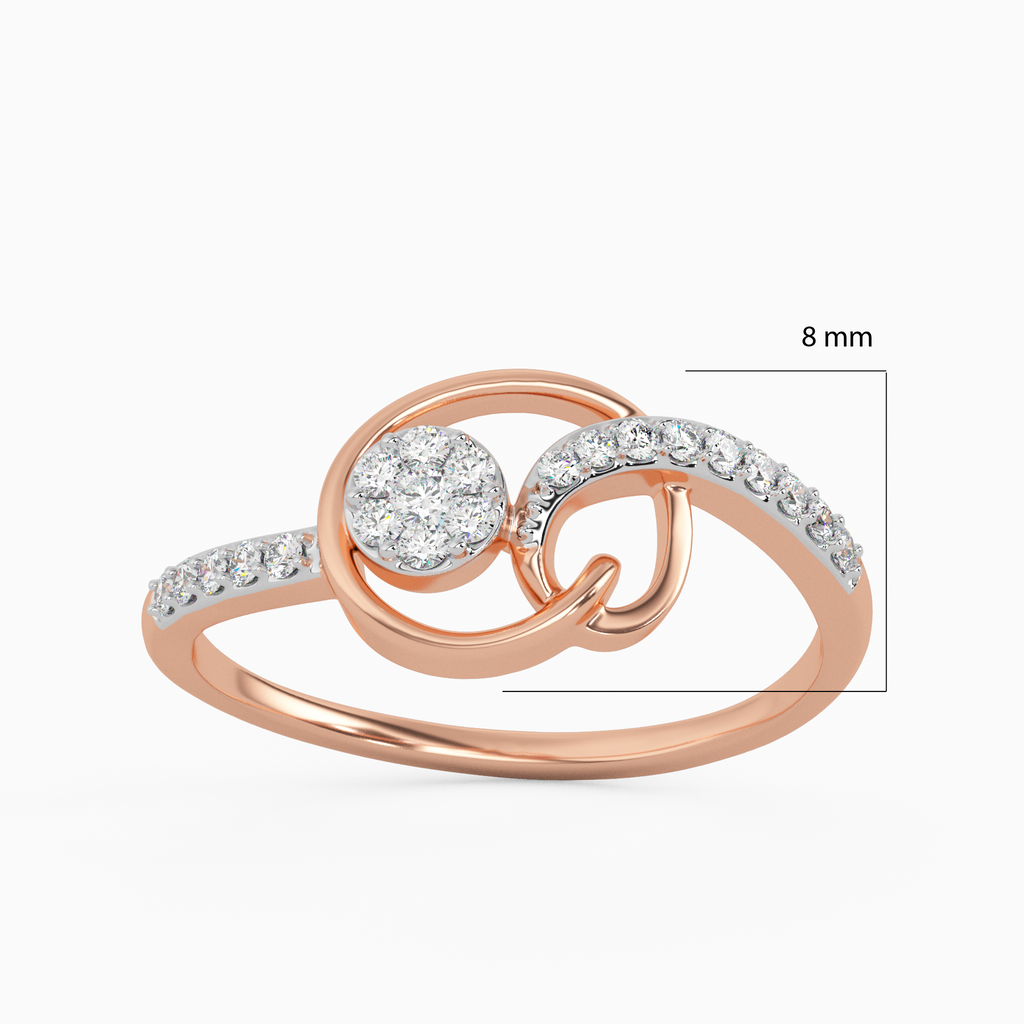 Innocent Rosebud Gold and Diamond Ring