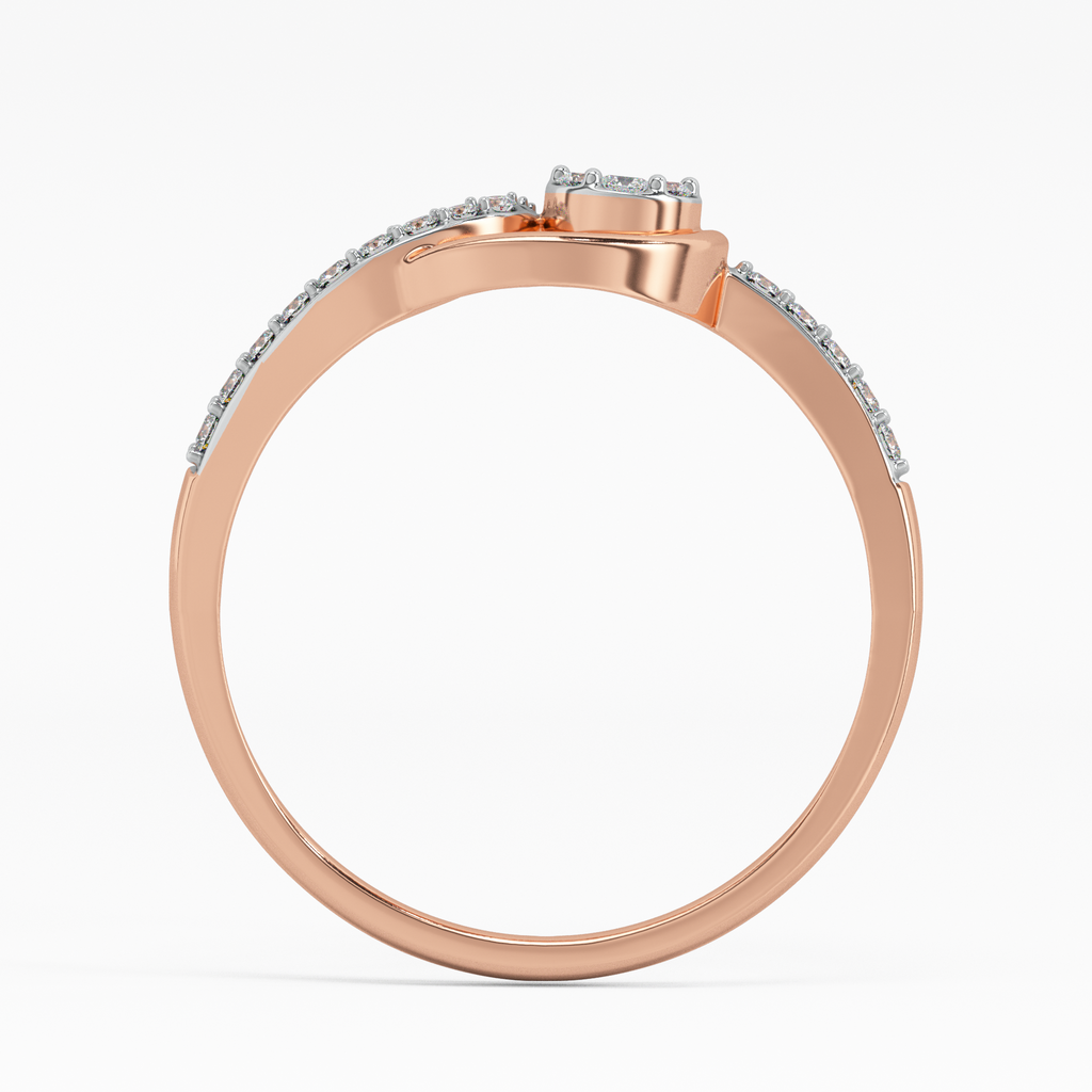Innocent Rosebud Gold and Diamond Ring