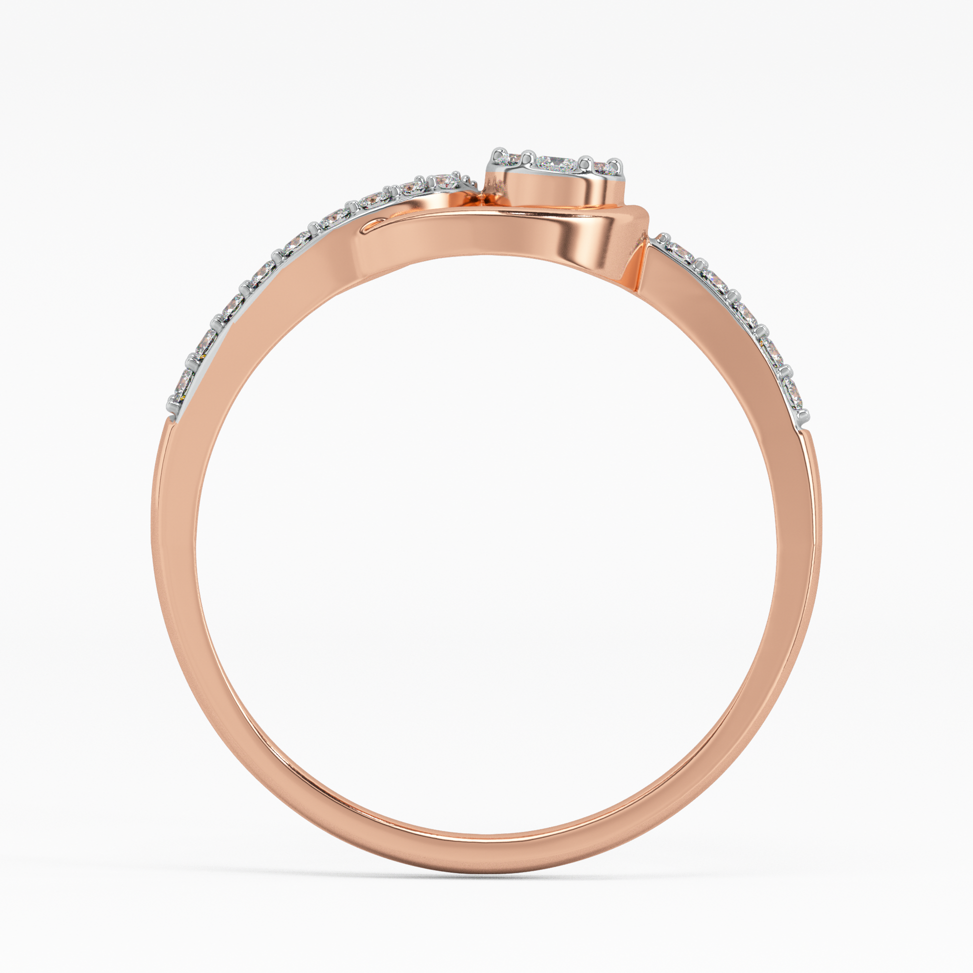 Innocent Rosebud Gold and Diamond Ring