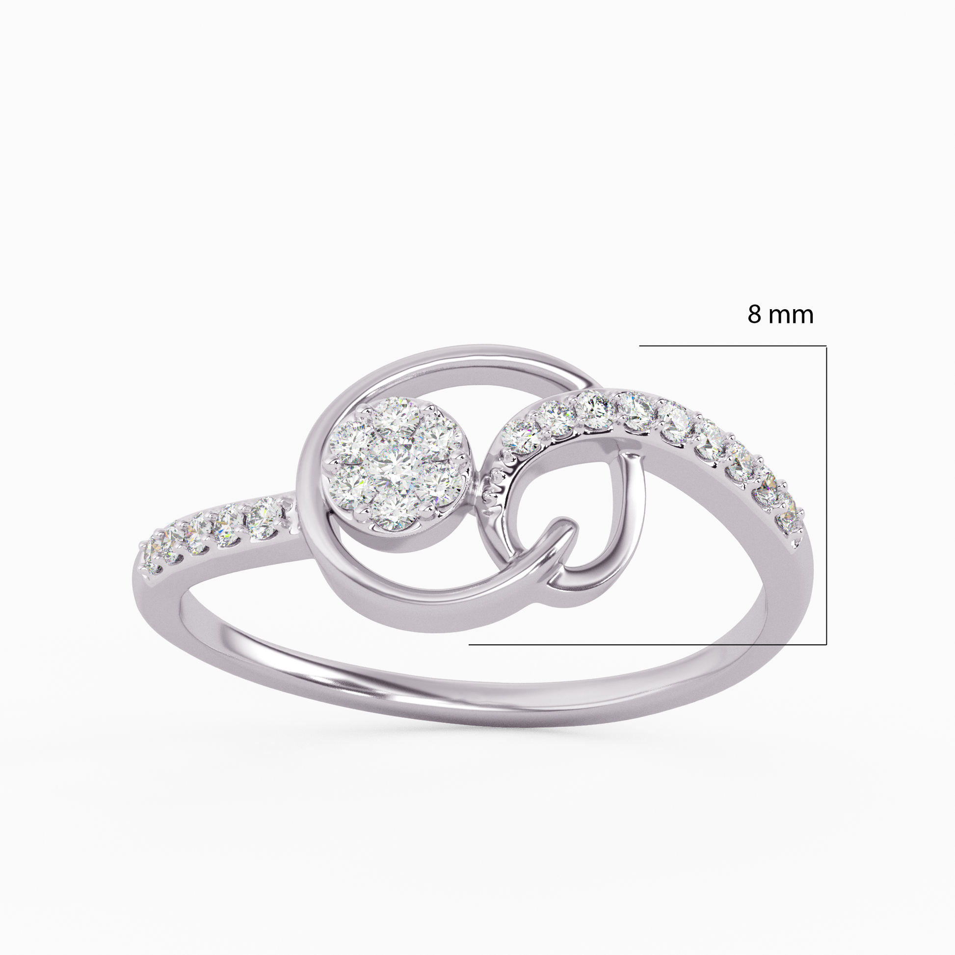 Innocent Rosebud Gold and Diamond Ring