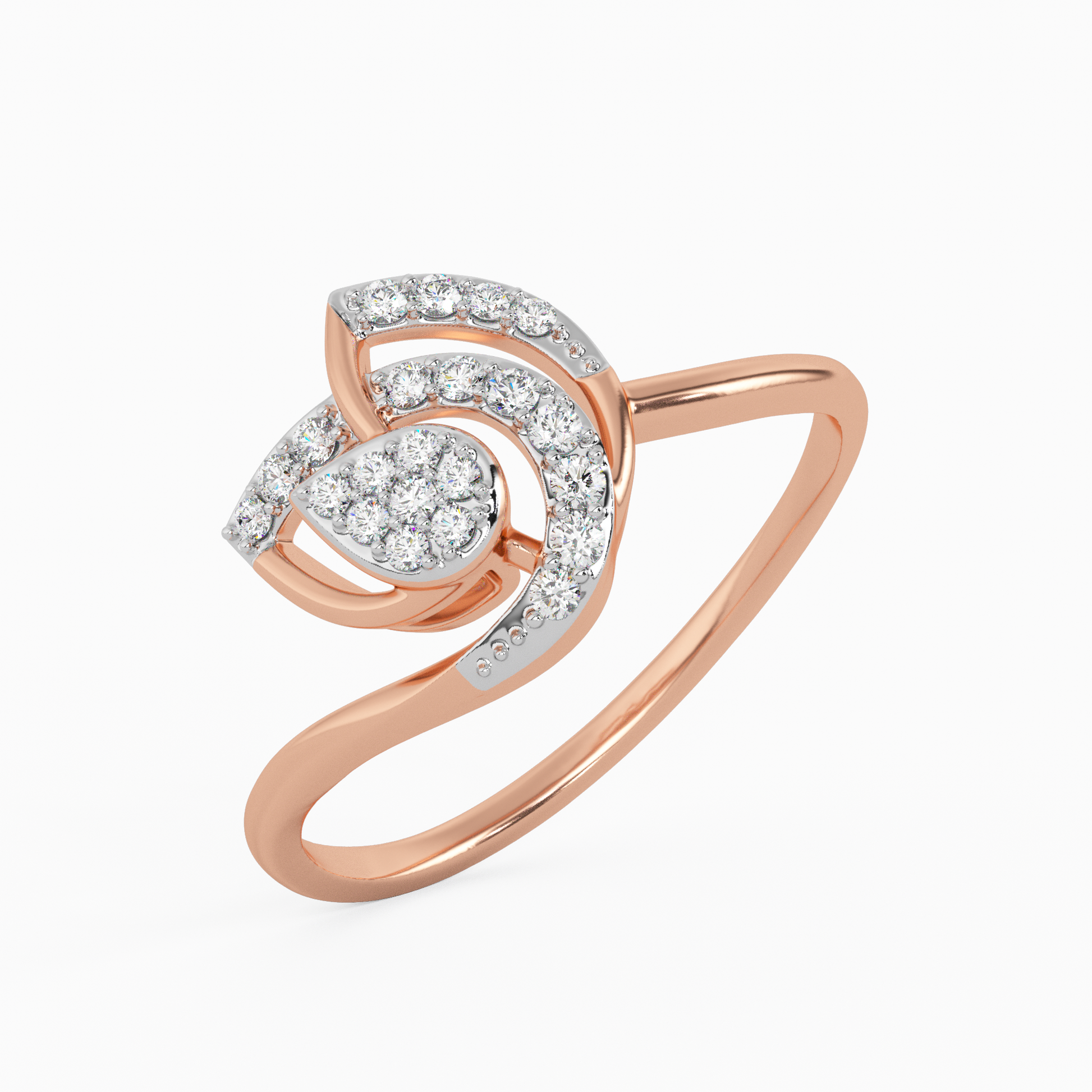 Sunflower Daydreams Gold and Diamond Ring